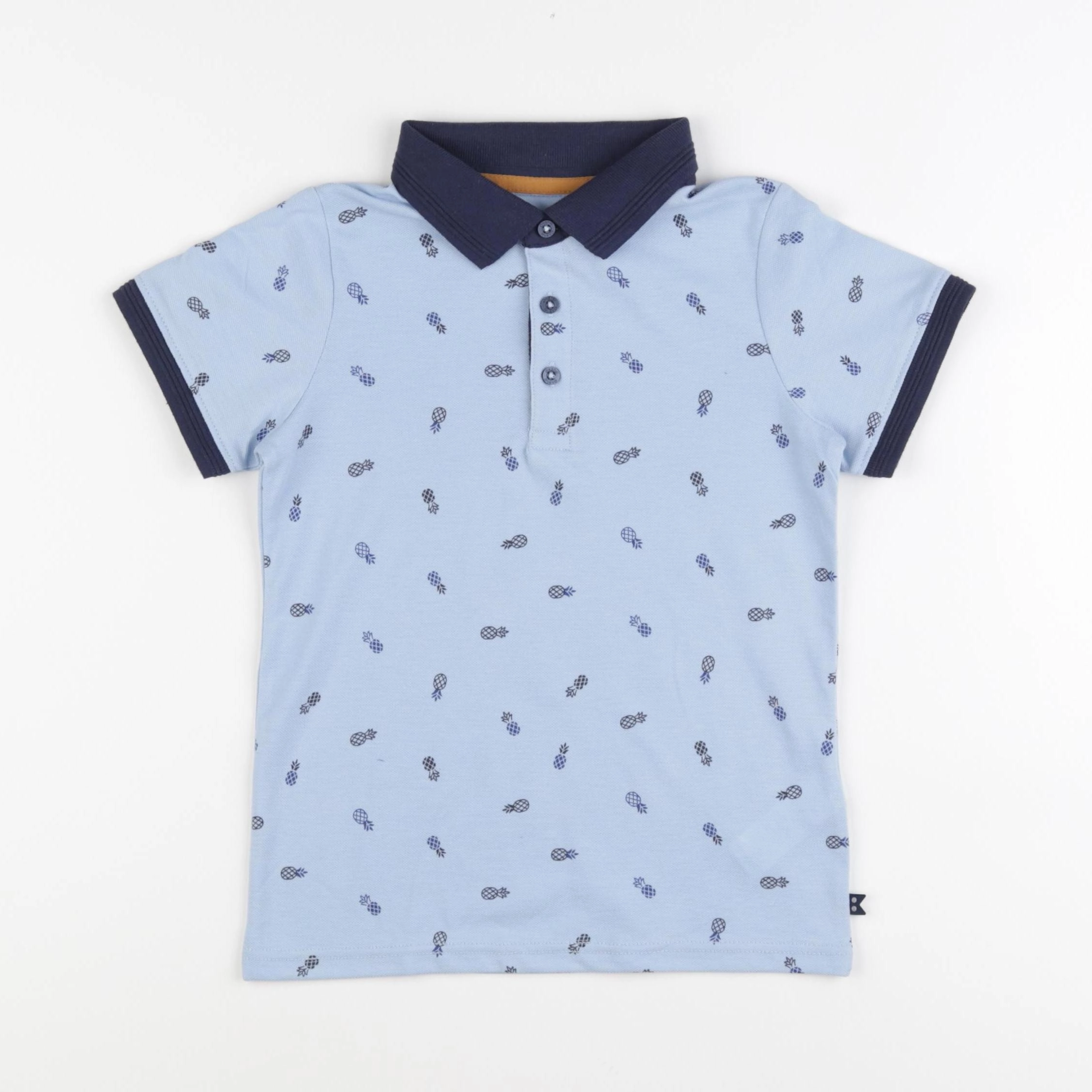 Okaidi - polo bleu - 6 ans