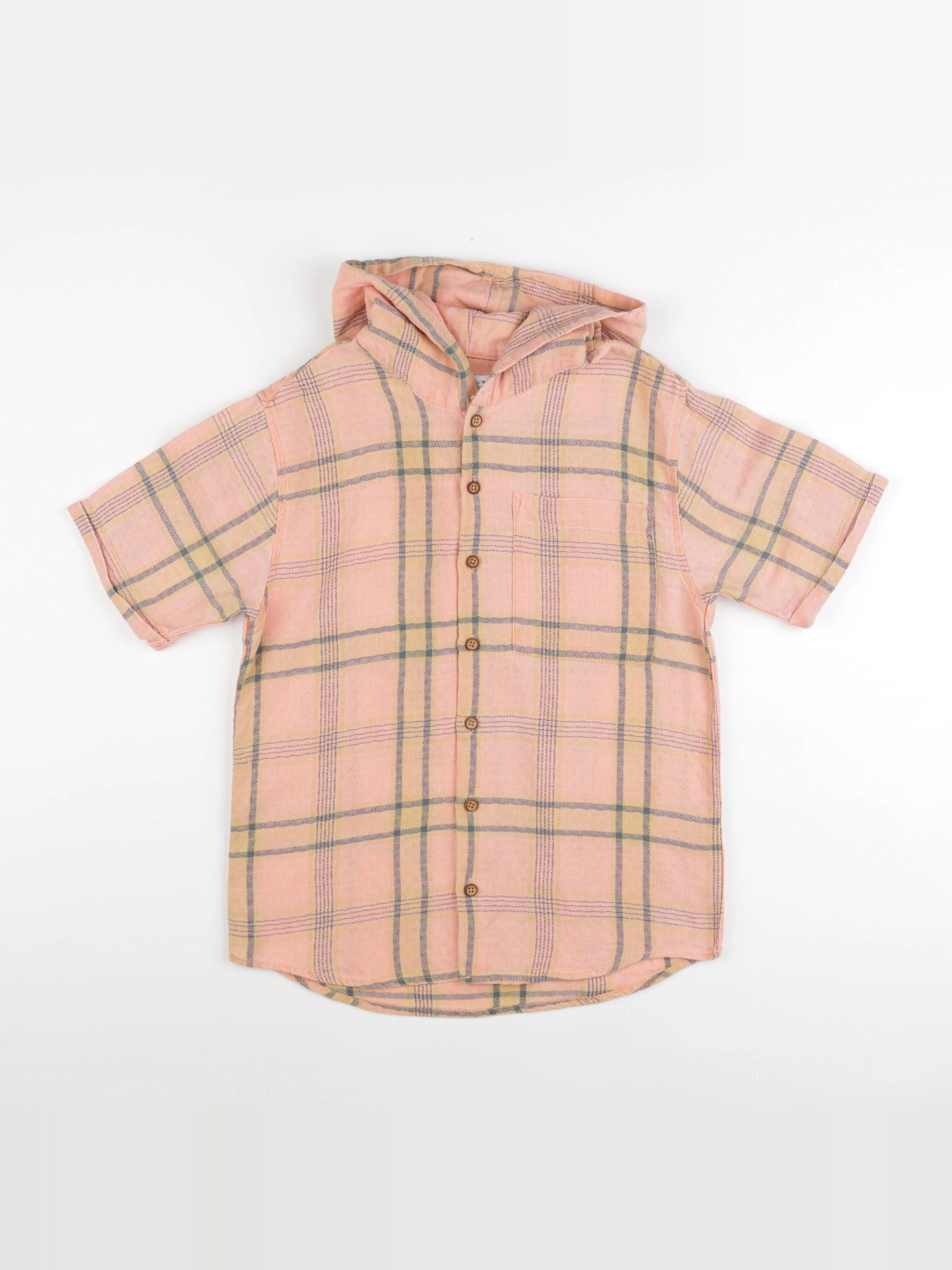 Zara - chemise orange - 10 ans
