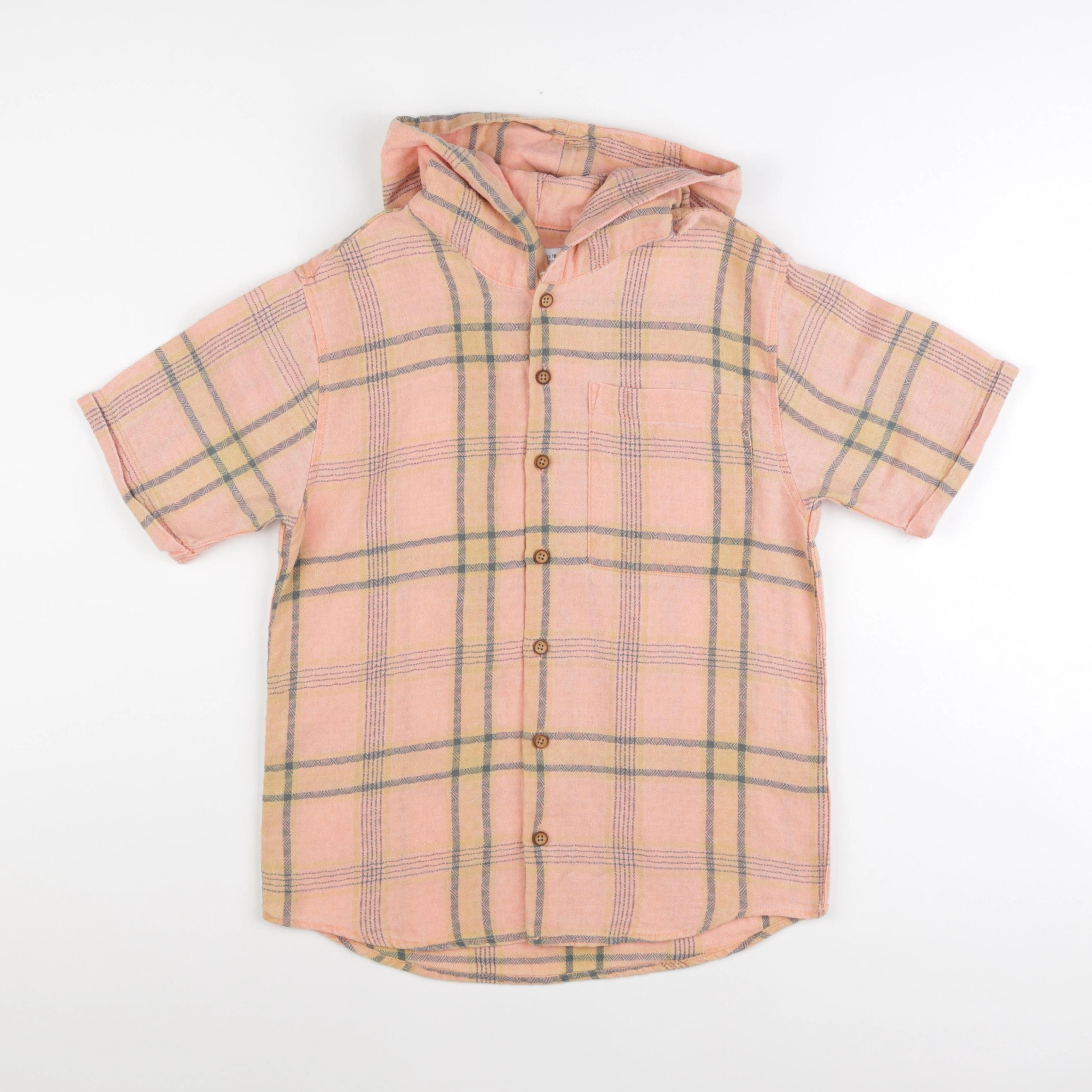 Zara - chemise orange - 10 ans
