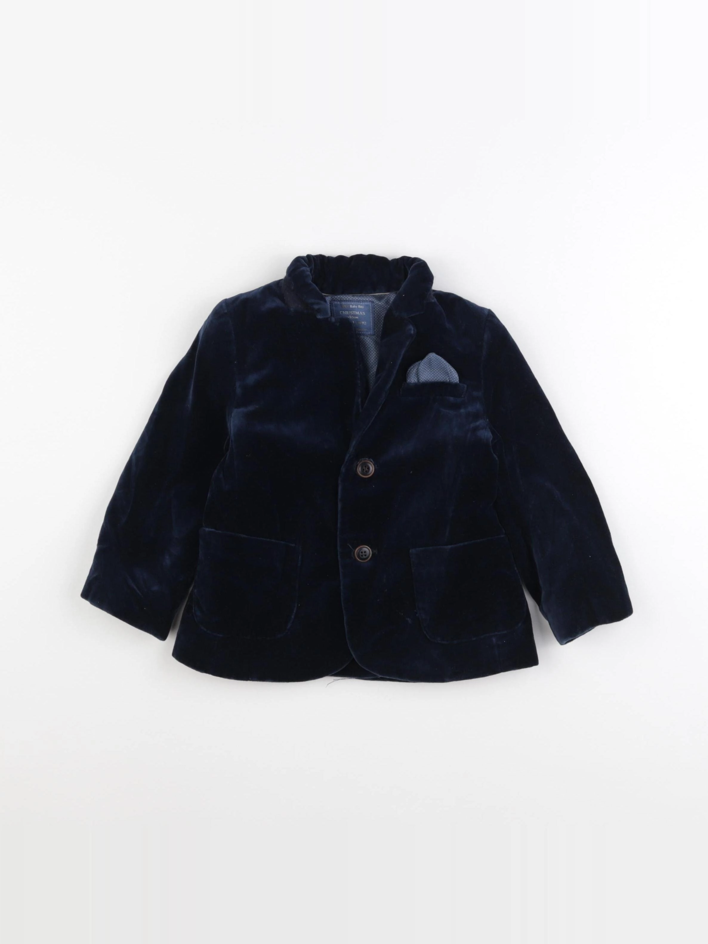 Zara - veste bleu - 12/24 mois