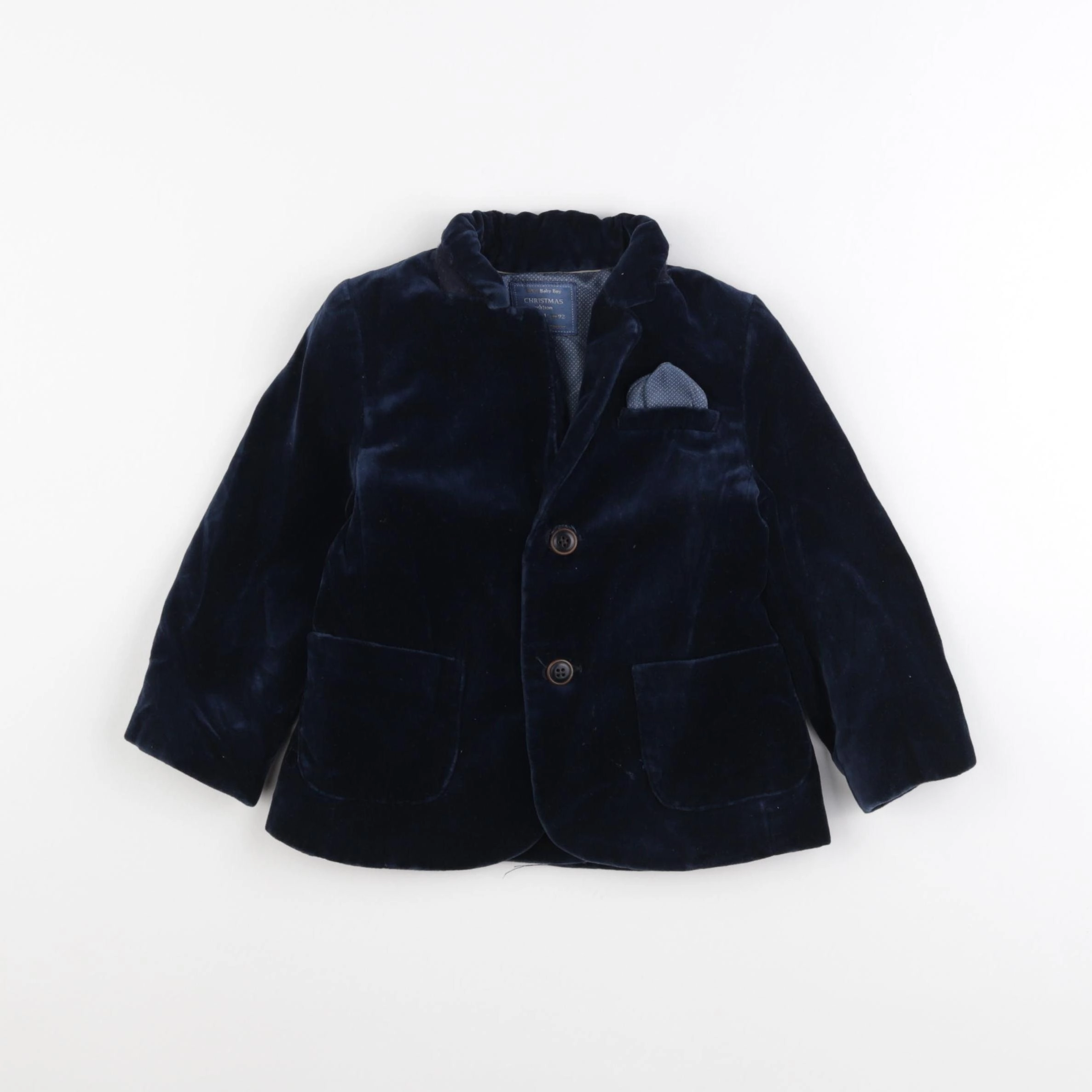 Zara - veste bleu - 12/24 mois