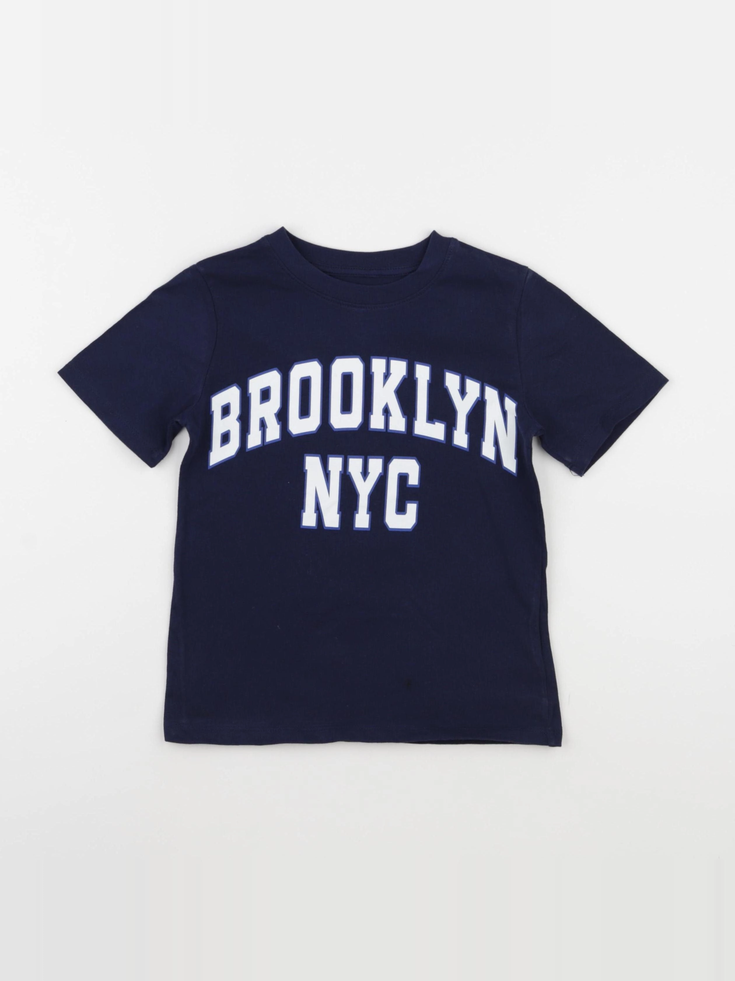 H&M - tee-shirt bleu - 4/6 ans