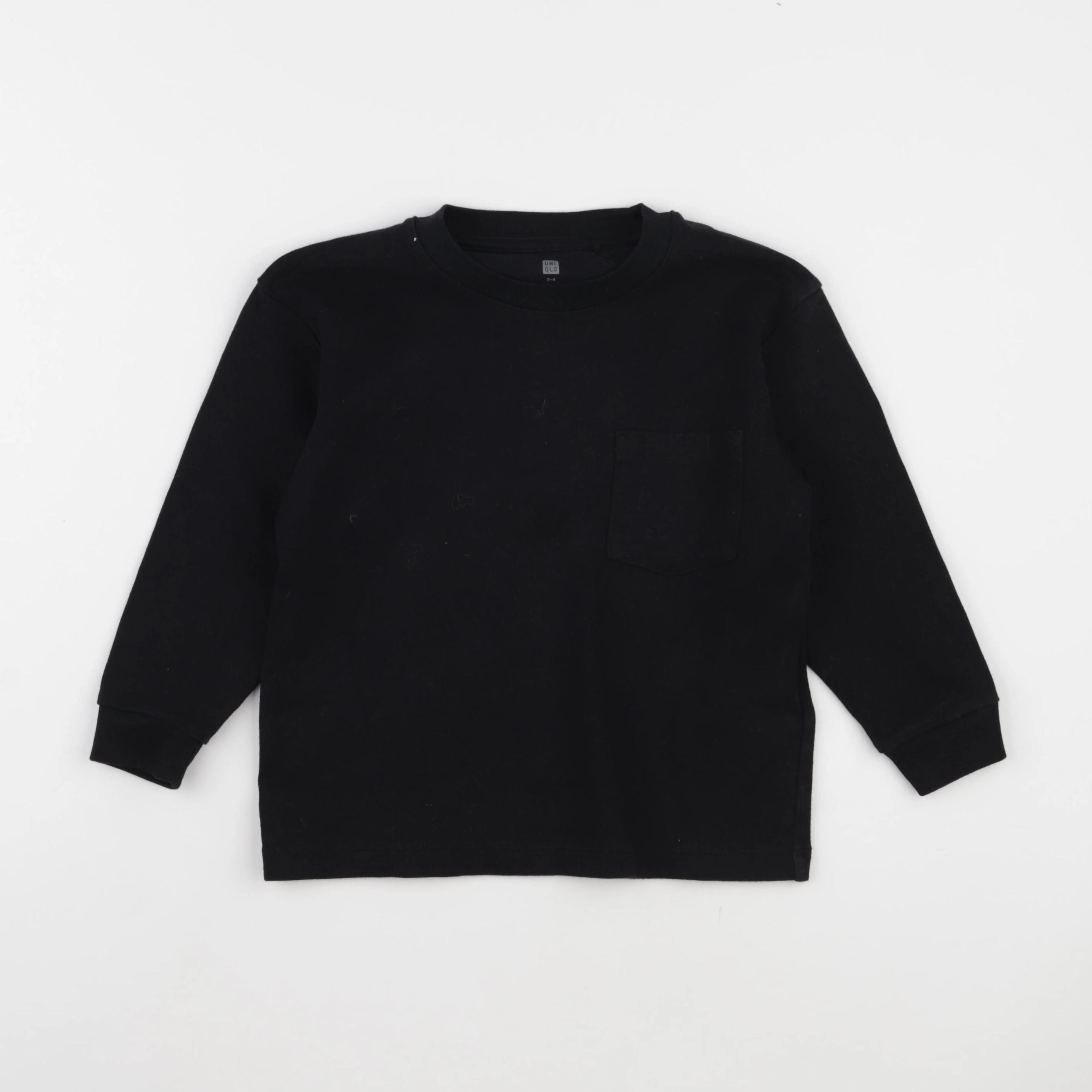 Uniqlo - tee-shirt noir - 3/4 ans