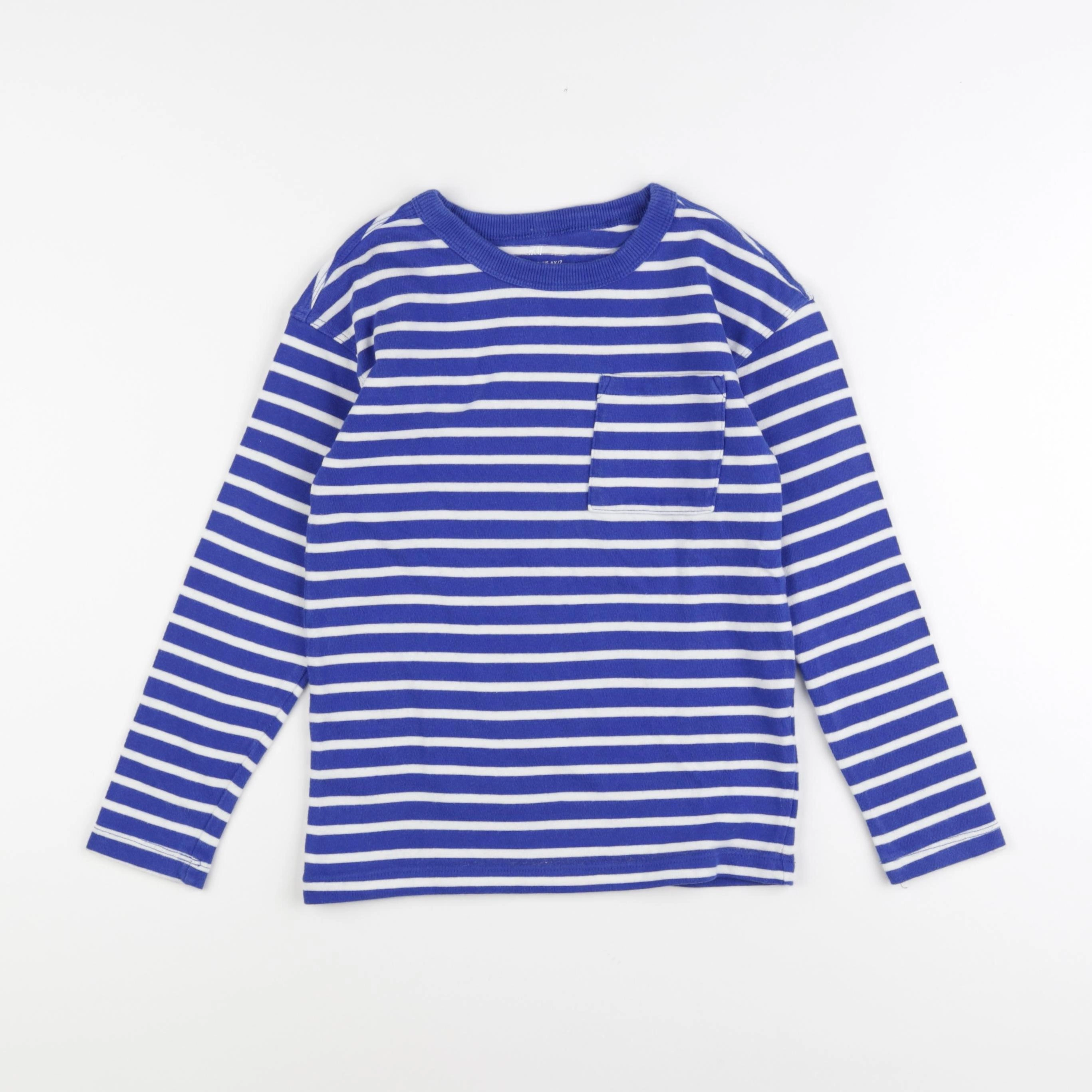 H&M - tee-shirt bleu - 6/8 ans