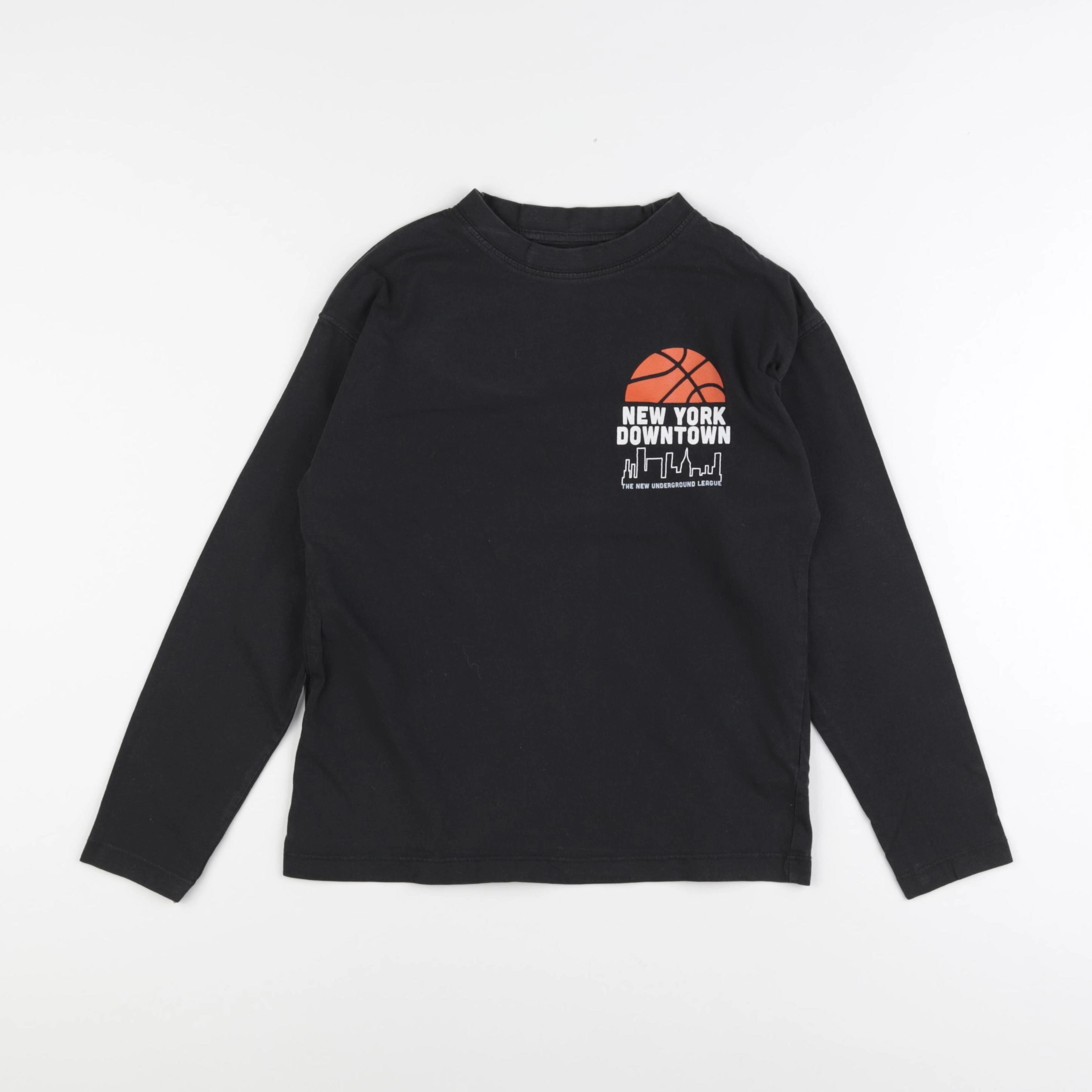 Zara - tee-shirt noir - 8/9 ans