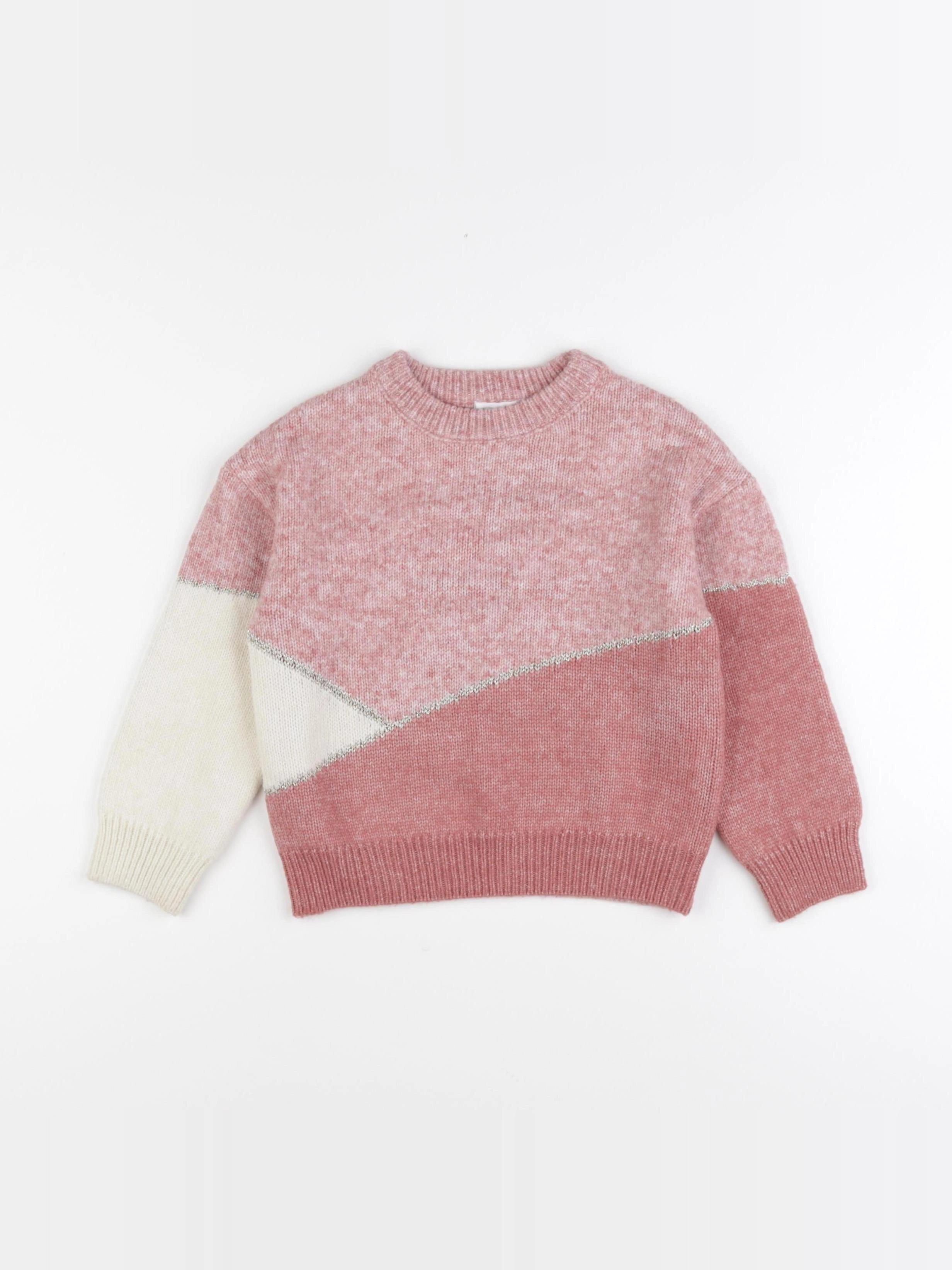 Vertbaudet - pull rose - 5 ans