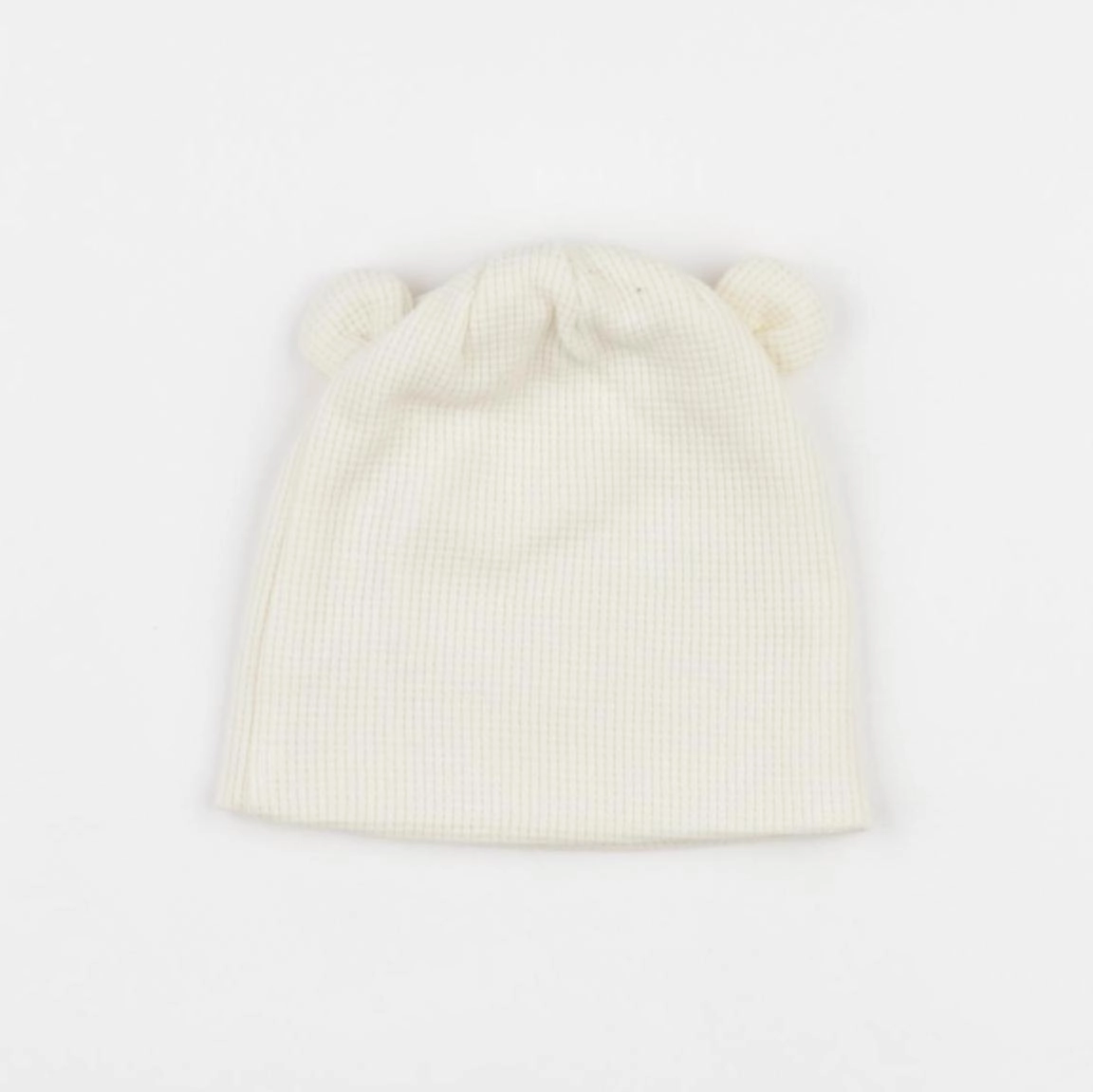 Vertbaudet - bonnet beige - 3/6 mois