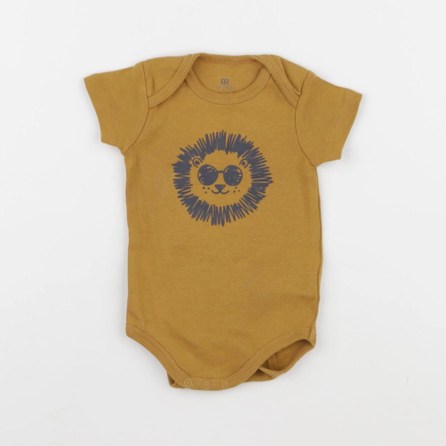 La Redoute - body coton marron - 3 mois