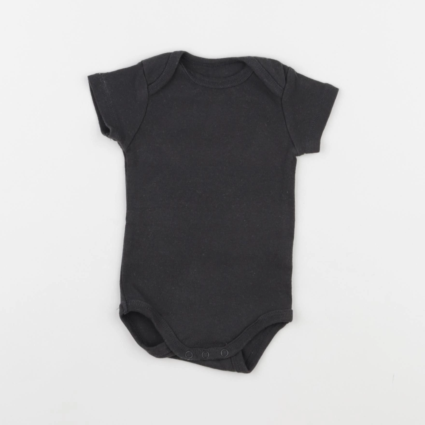 La Redoute - body coton gris - 3 mois