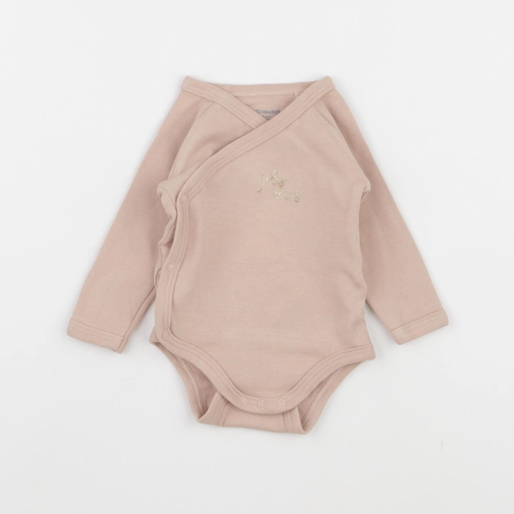 Vertbaudet - body rose - 3 mois