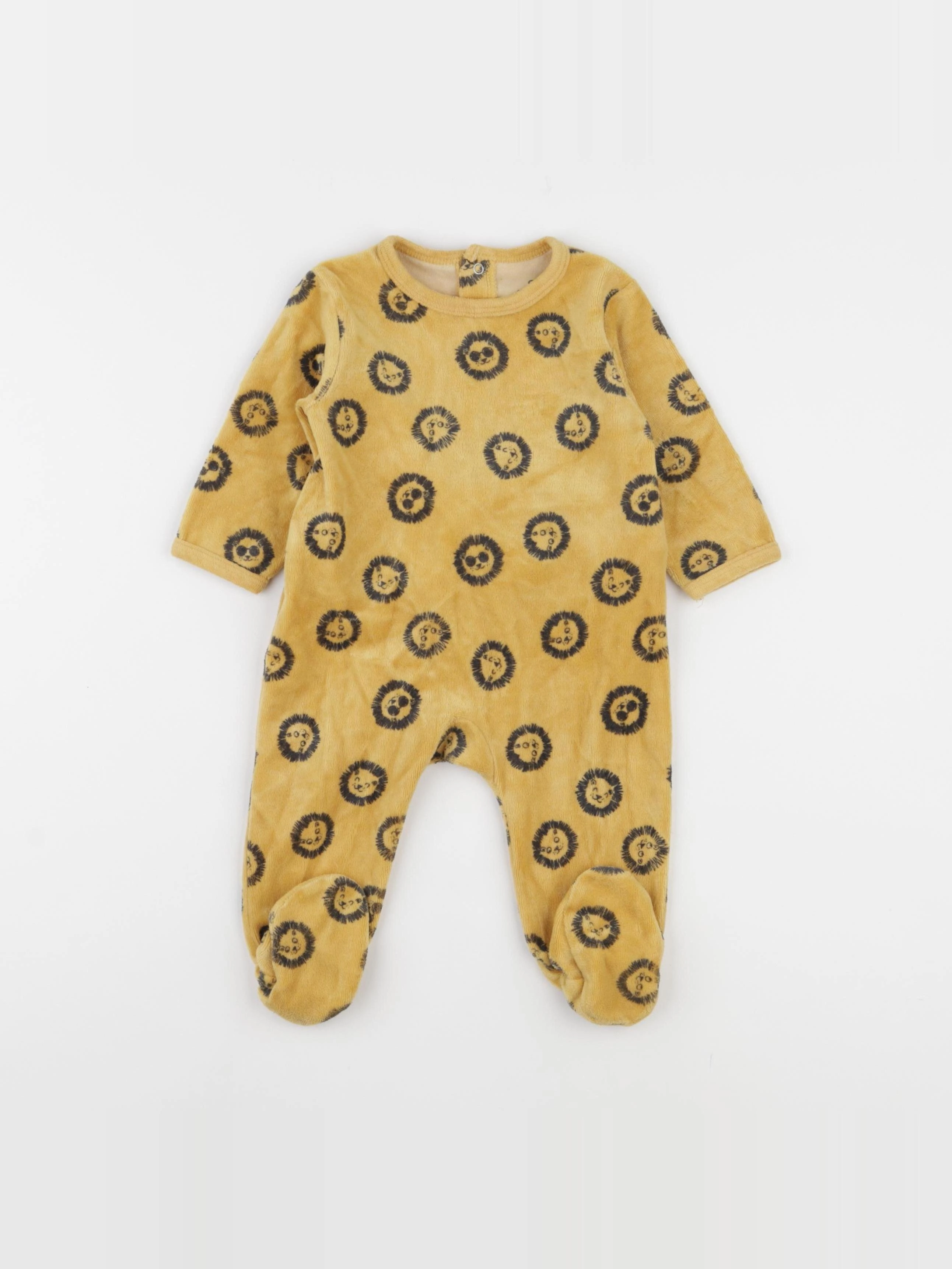La Redoute - pyjama velours jaune - 6 mois