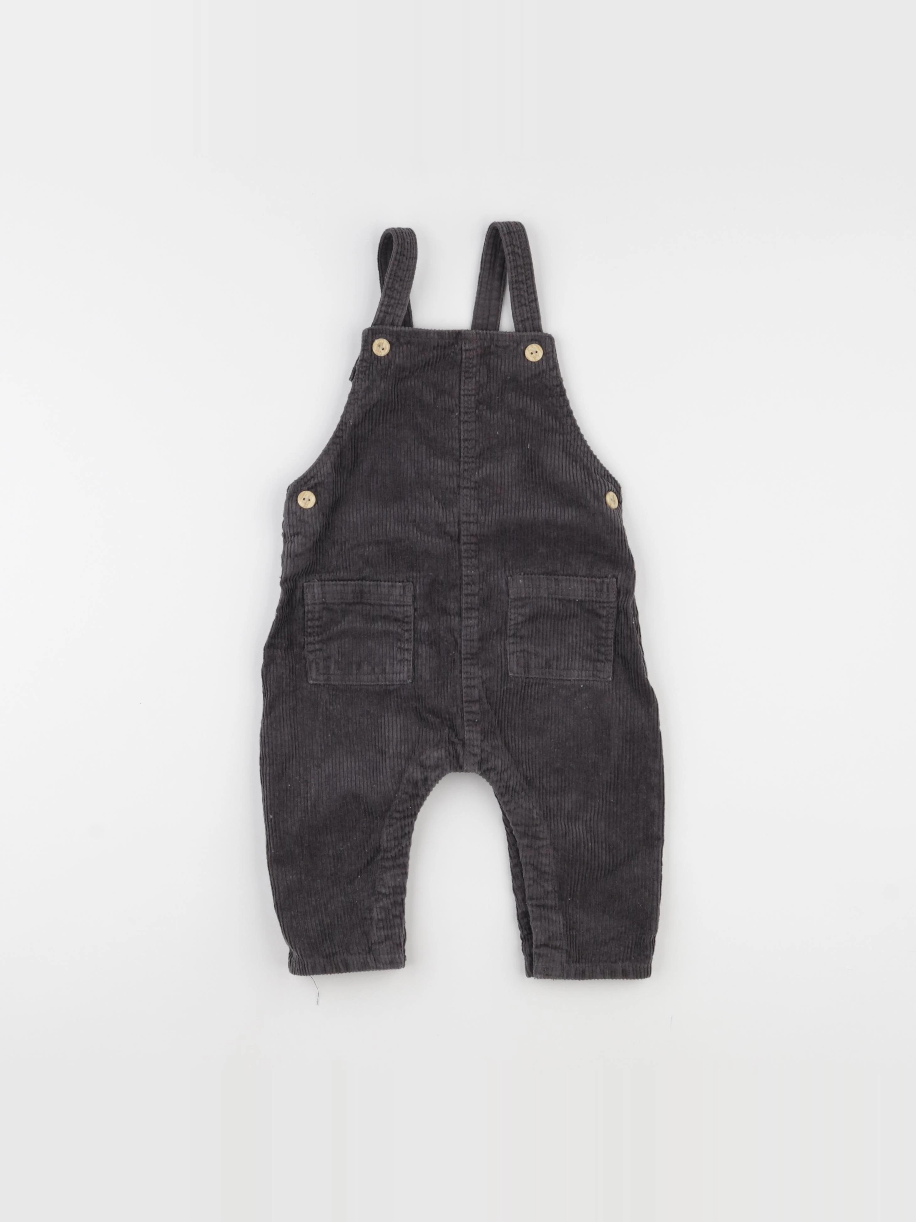 H&M - salopette marron - 6/9 mois