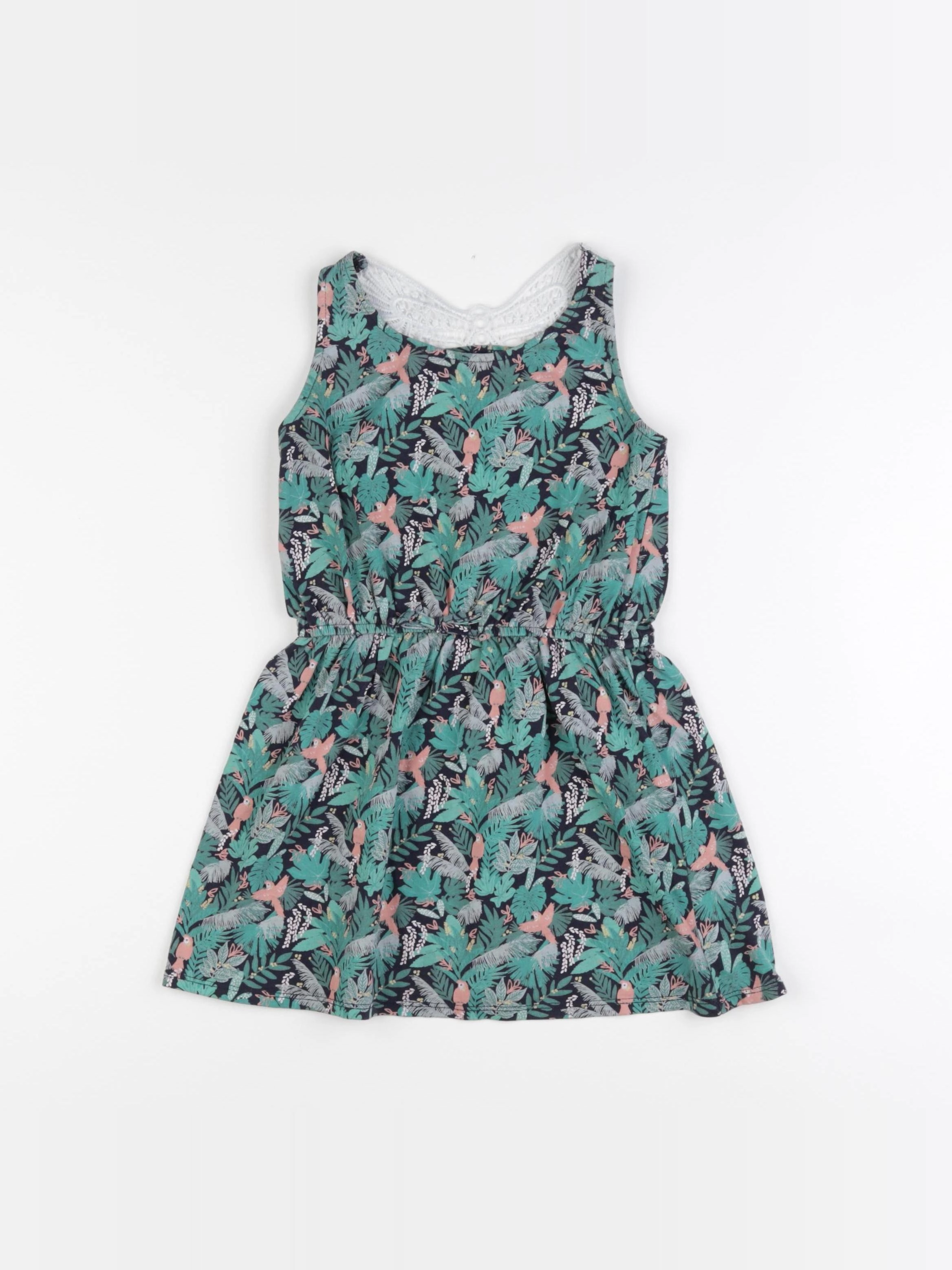 Vertbaudet - robe multicolore - 4 ans