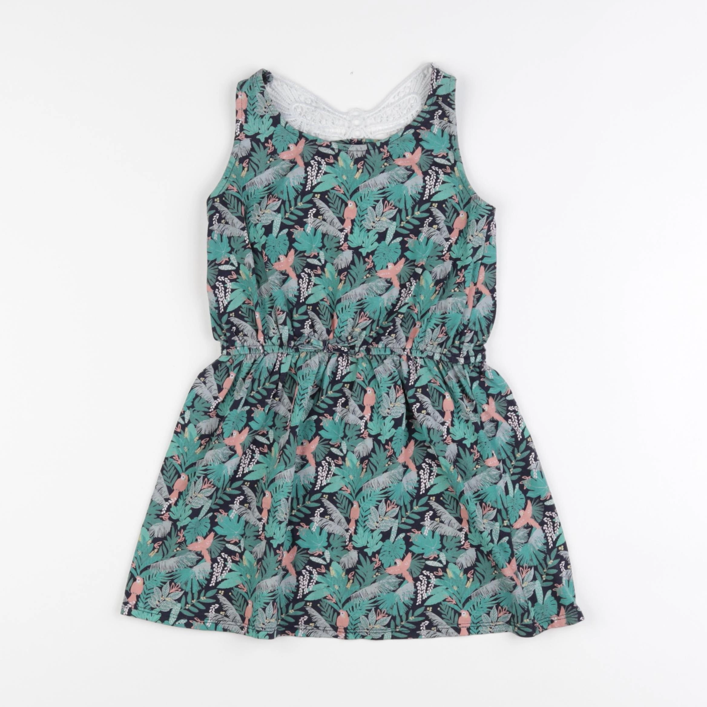 Vertbaudet - robe multicolore - 4 ans