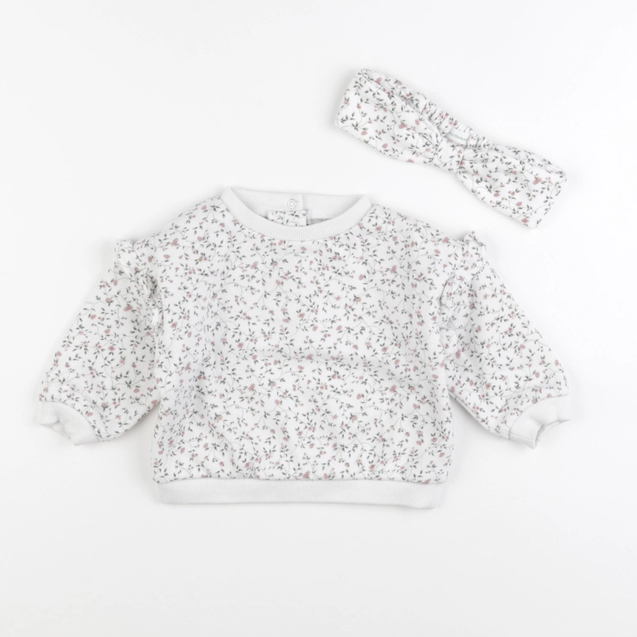 Vertbaudet - sweat multicolore - 9 mois