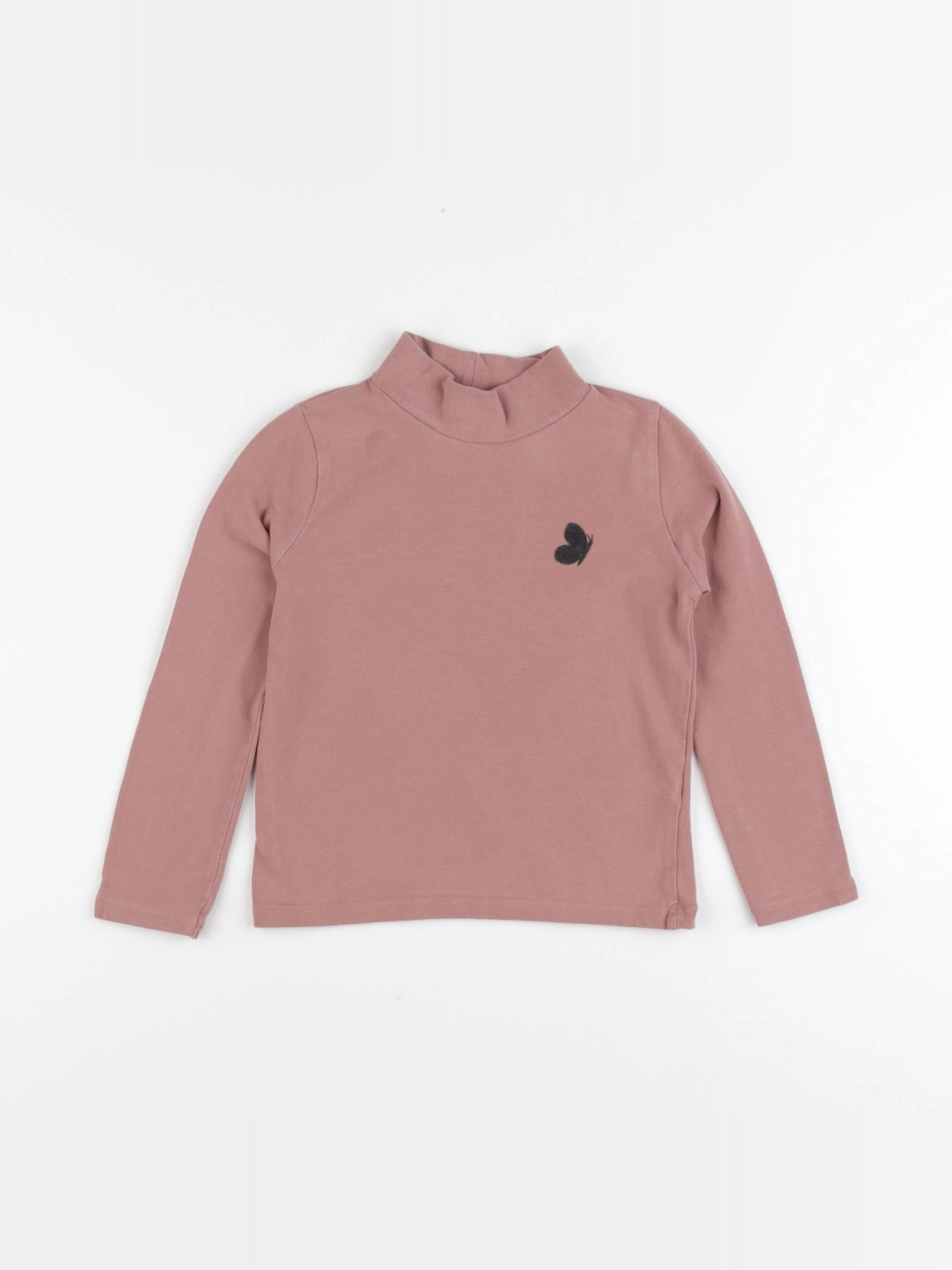 Vertbaudet - sous-pull rose - 6 ans