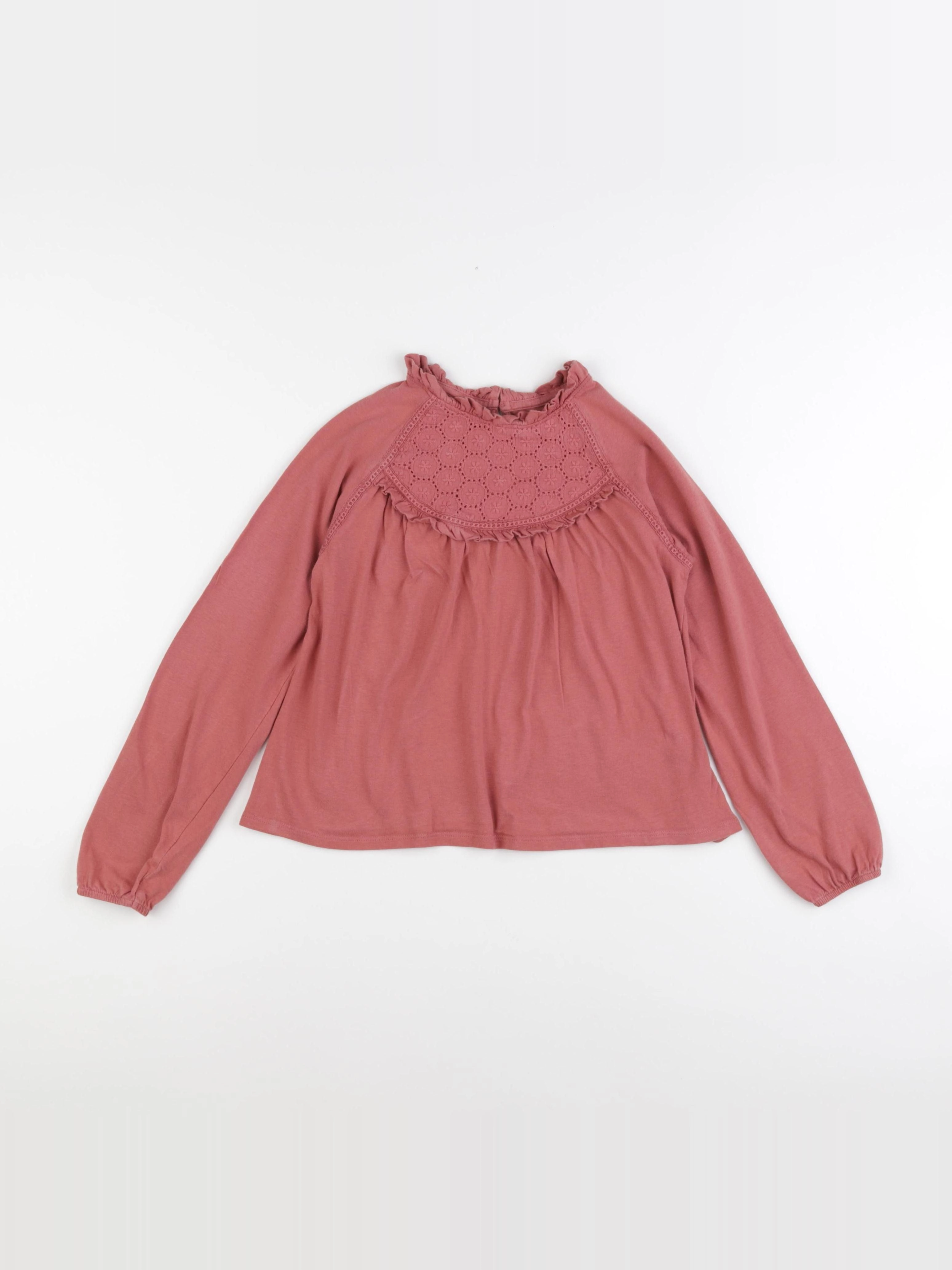 Vertbaudet - tee-shirt rose - 8 ans