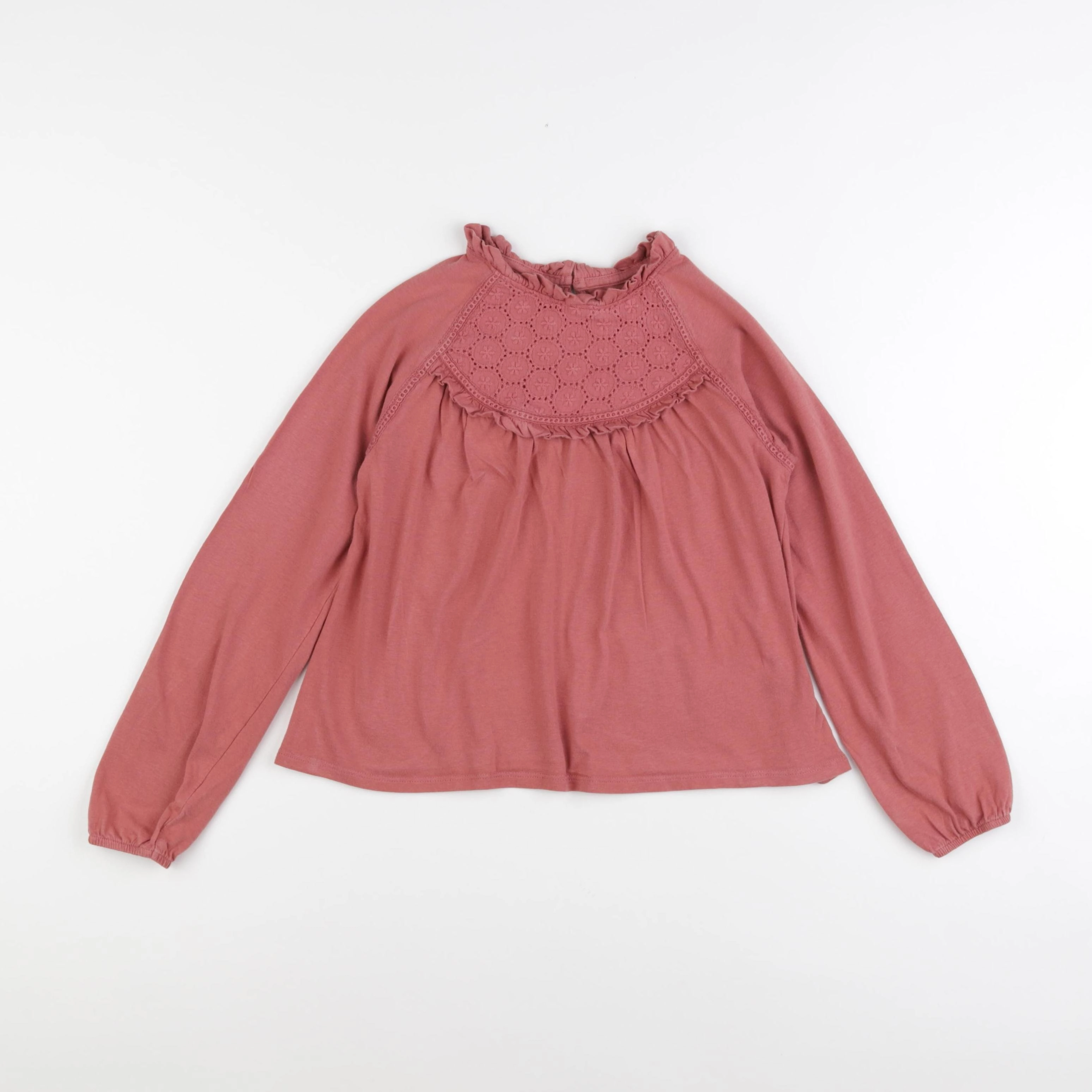 Vertbaudet - tee-shirt rose - 8 ans