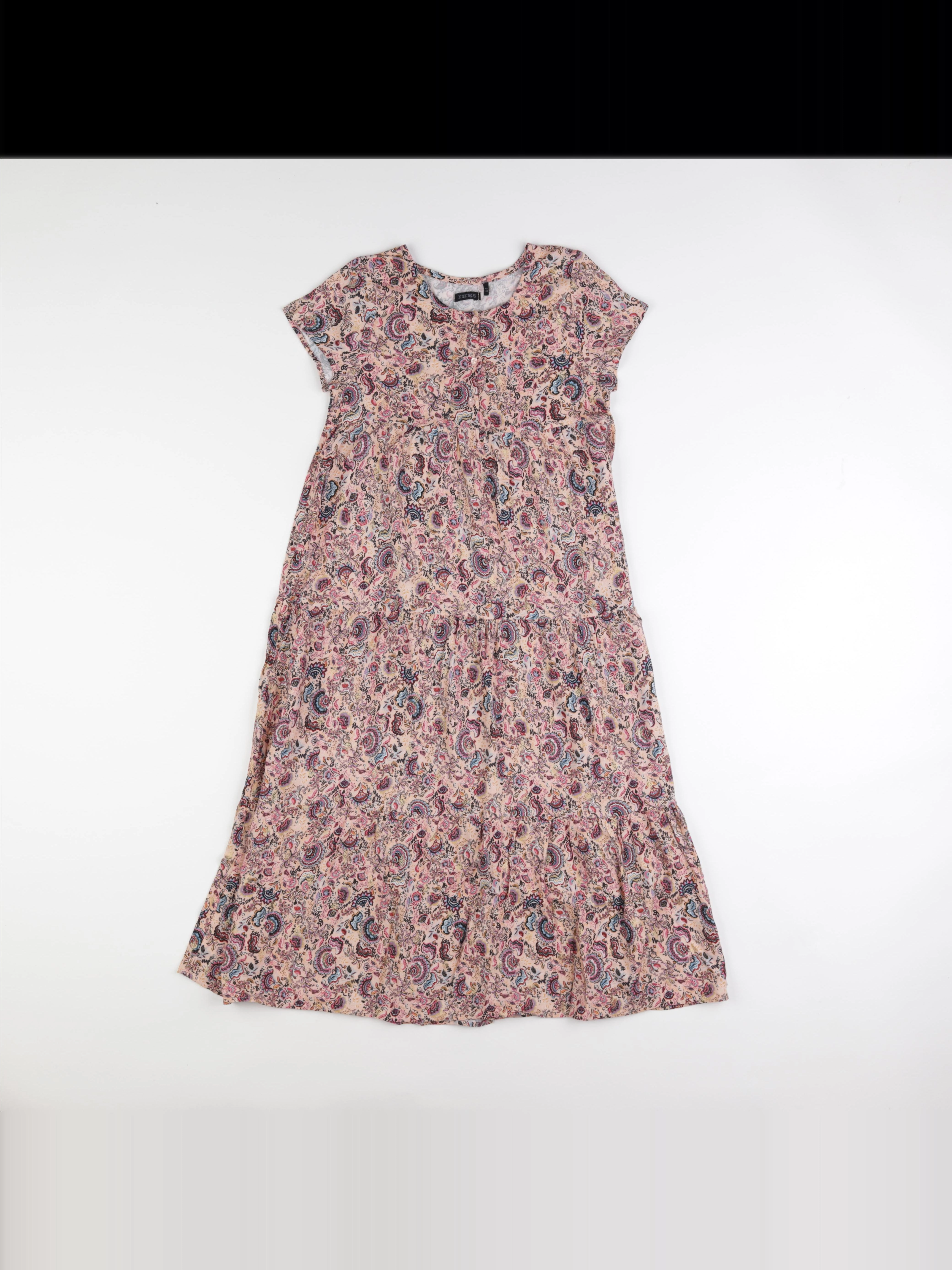 IKKS - robe rose - 8 ans