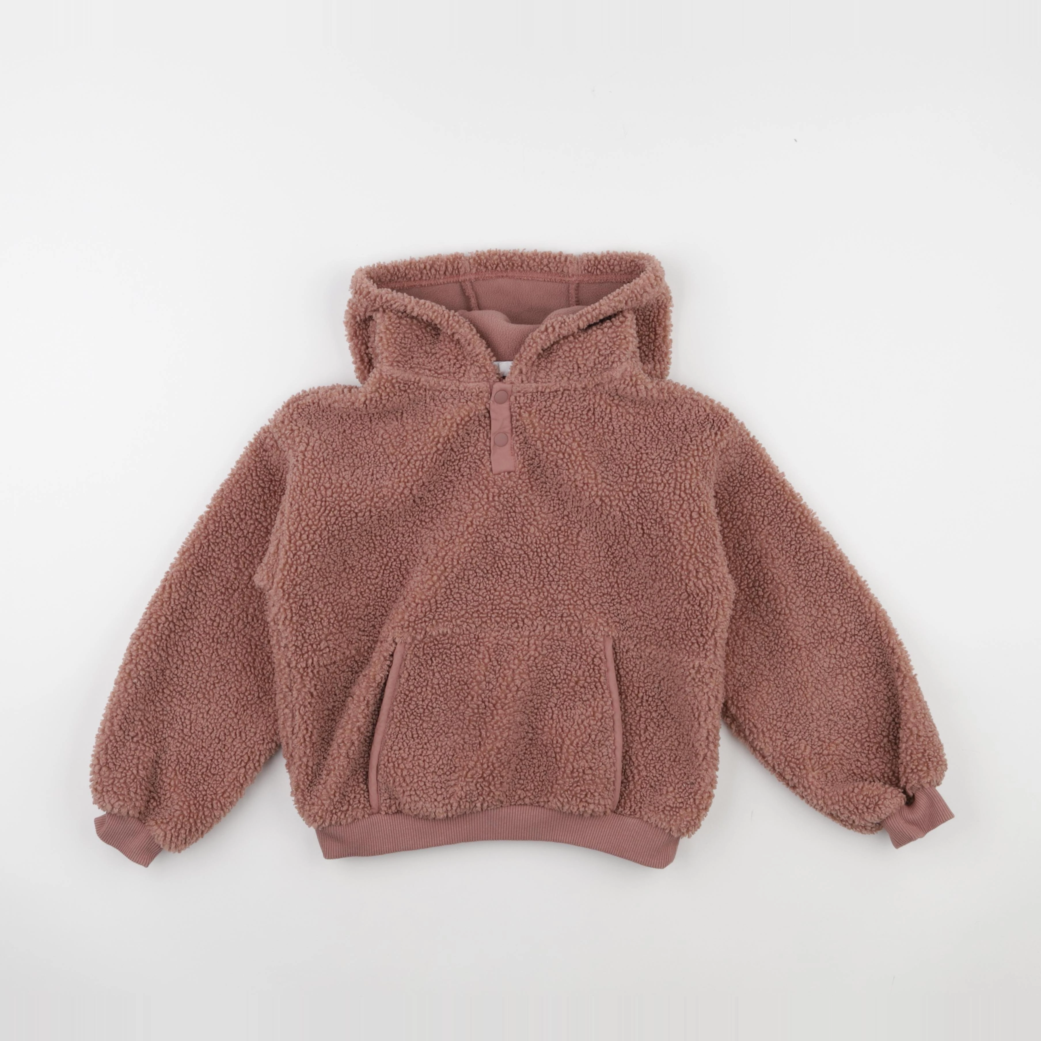 Vertbaudet - sweat rose - 8 ans