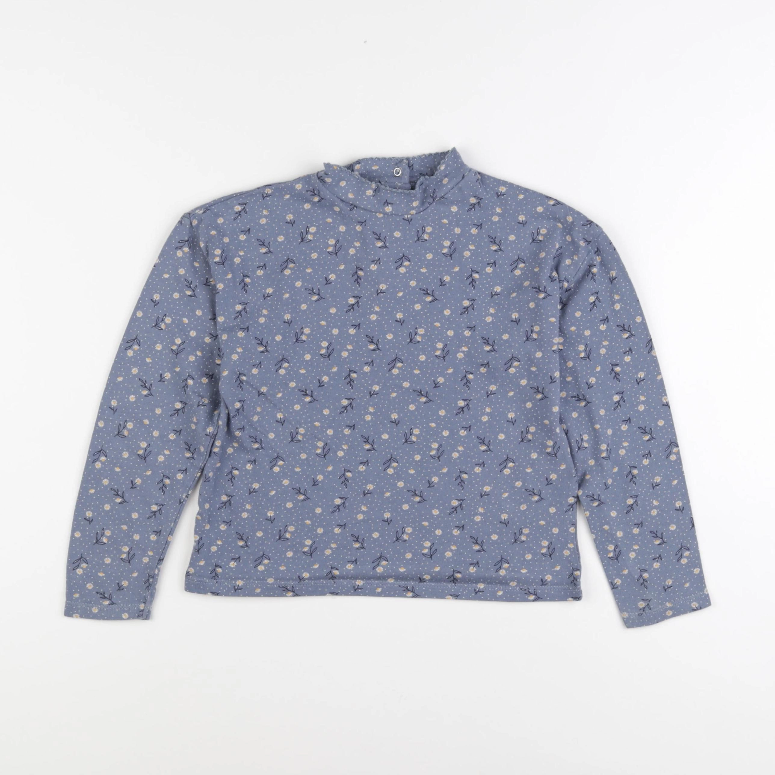 Vertbaudet - sous-pull bleu - 8 ans