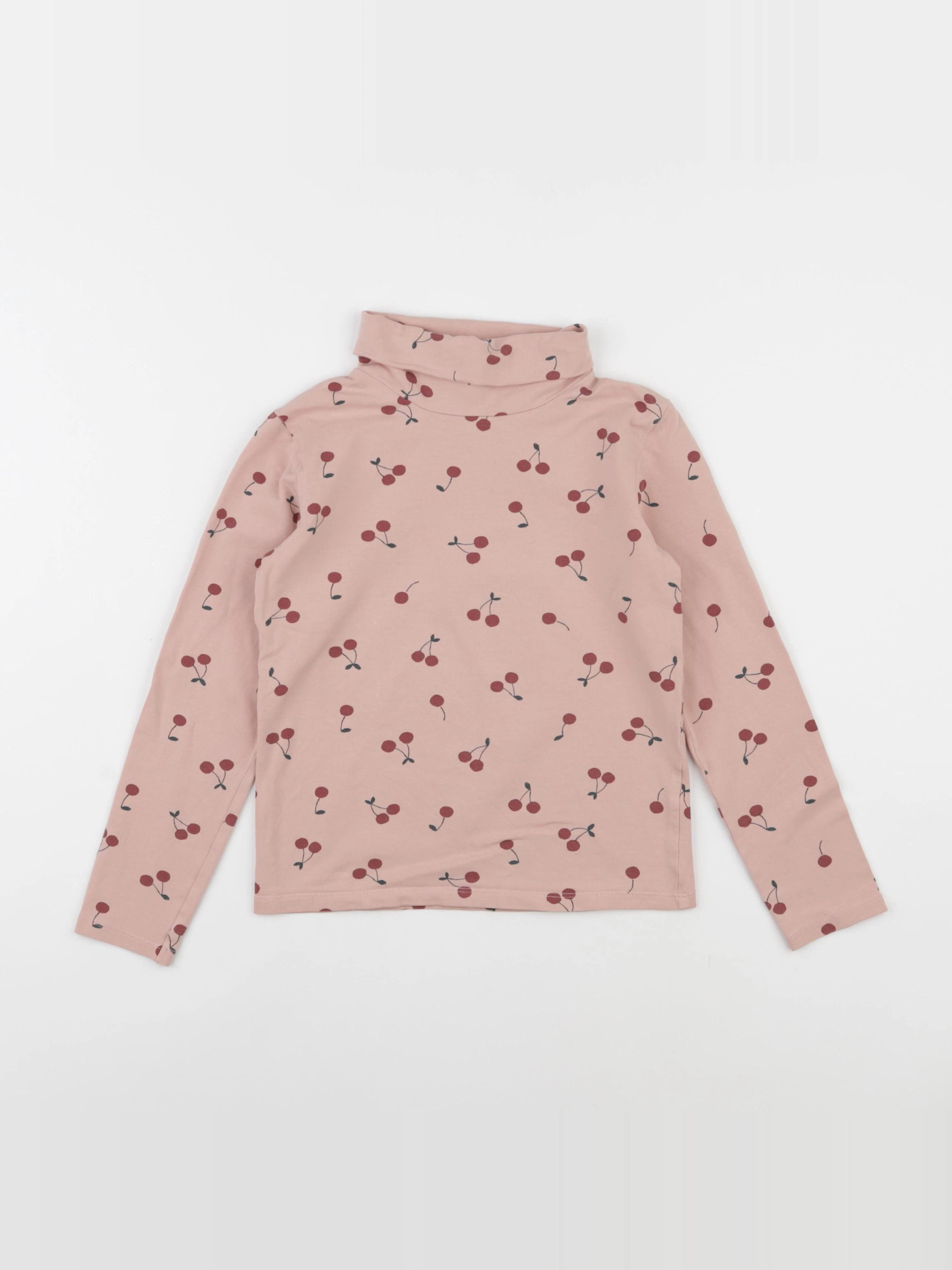 Vertbaudet - sous-pull rose - 8 ans