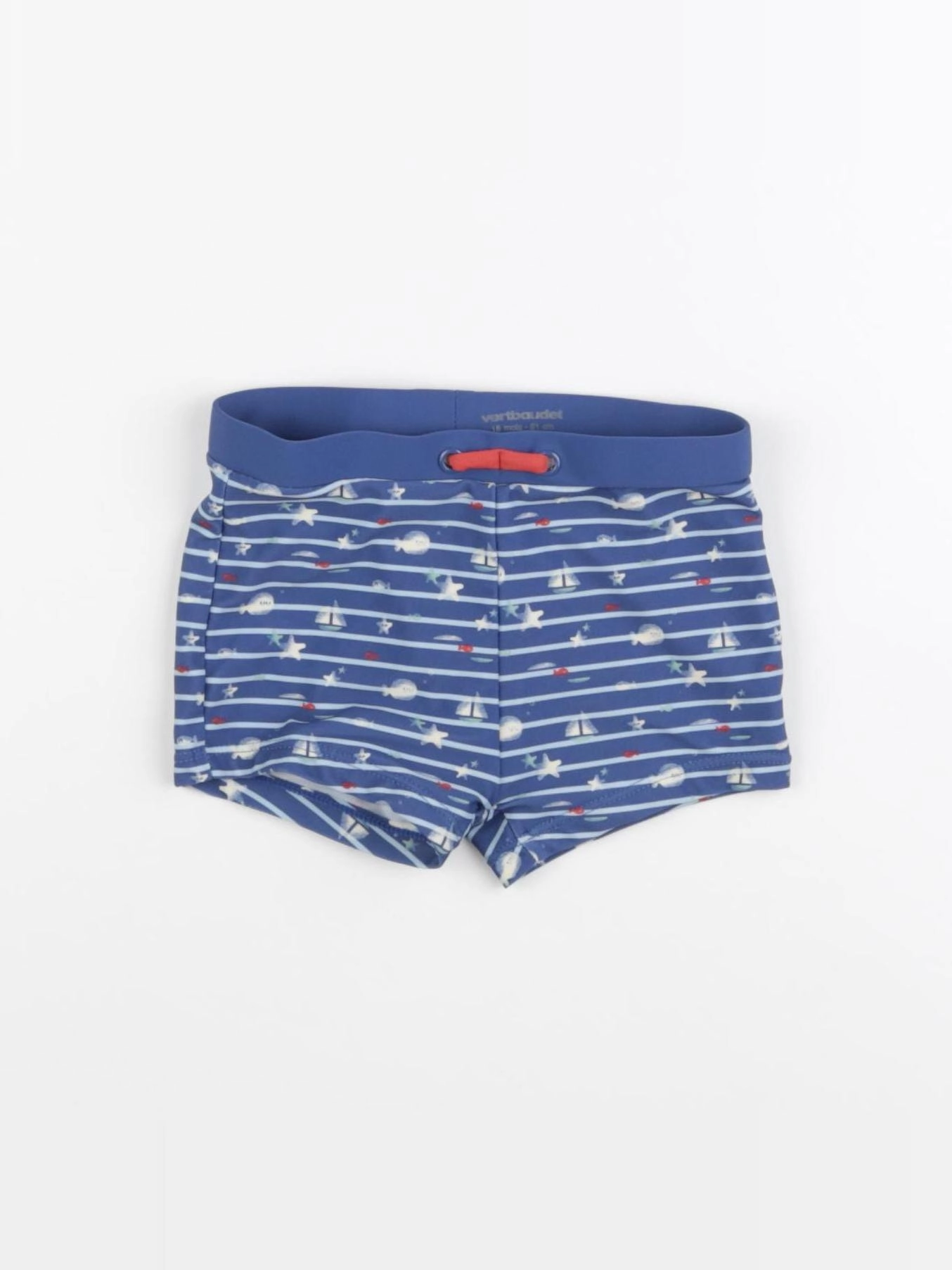 Vertbaudet - maillot de bain bleu - 18 mois
