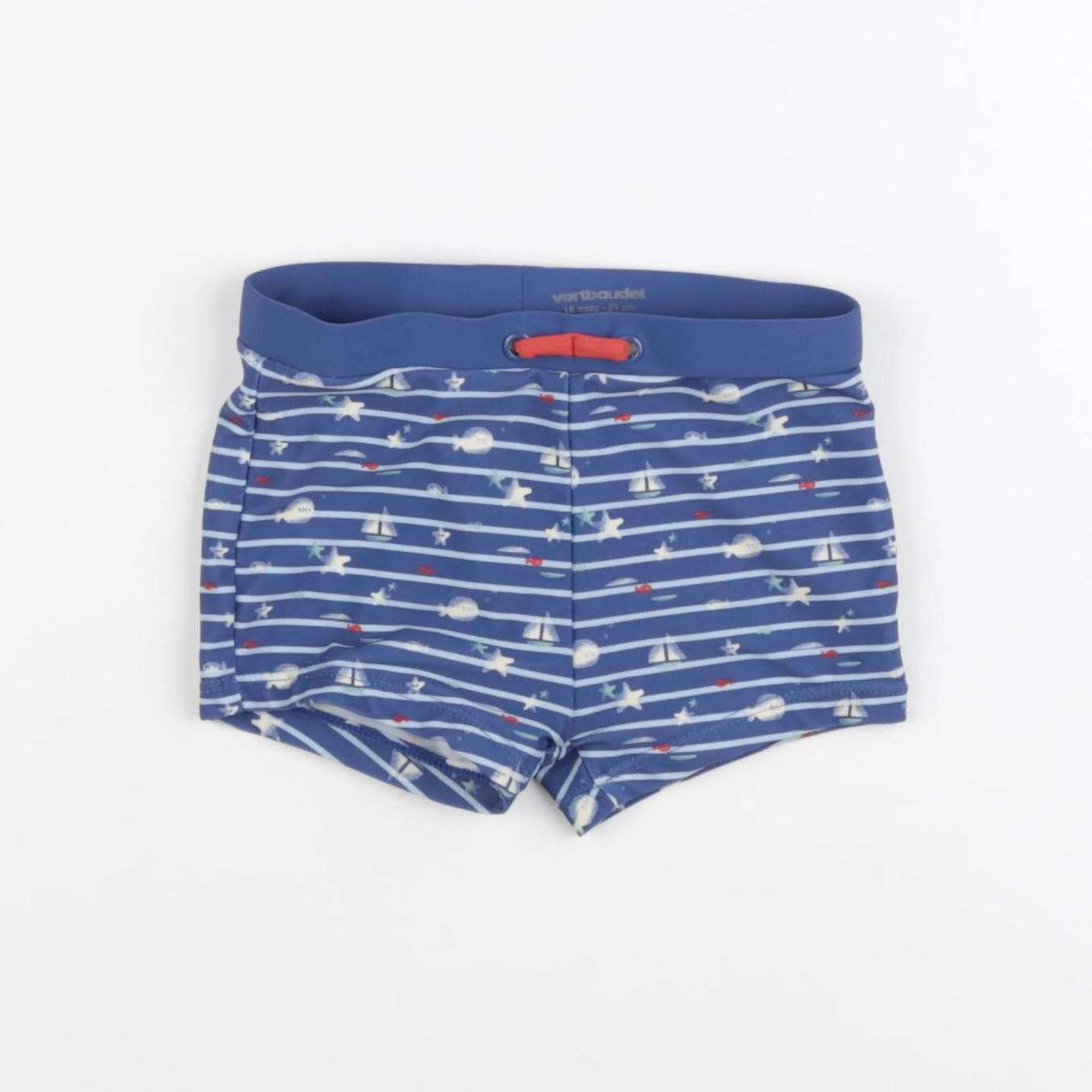 Vertbaudet - maillot de bain bleu - 18 mois
