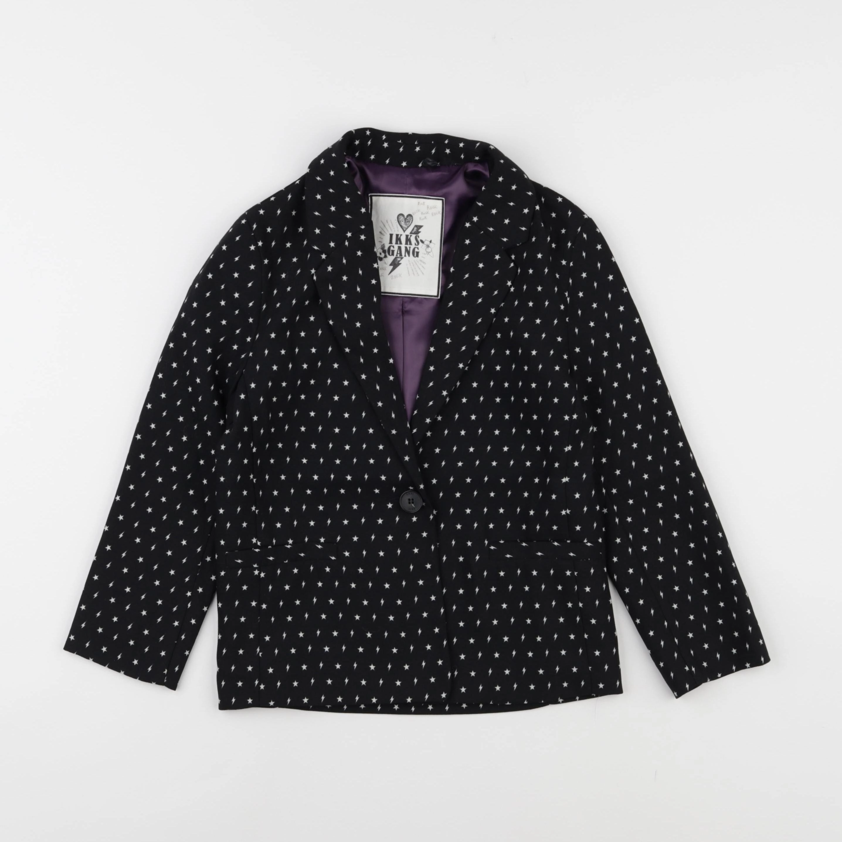 IKKS - veste noir - 6 ans