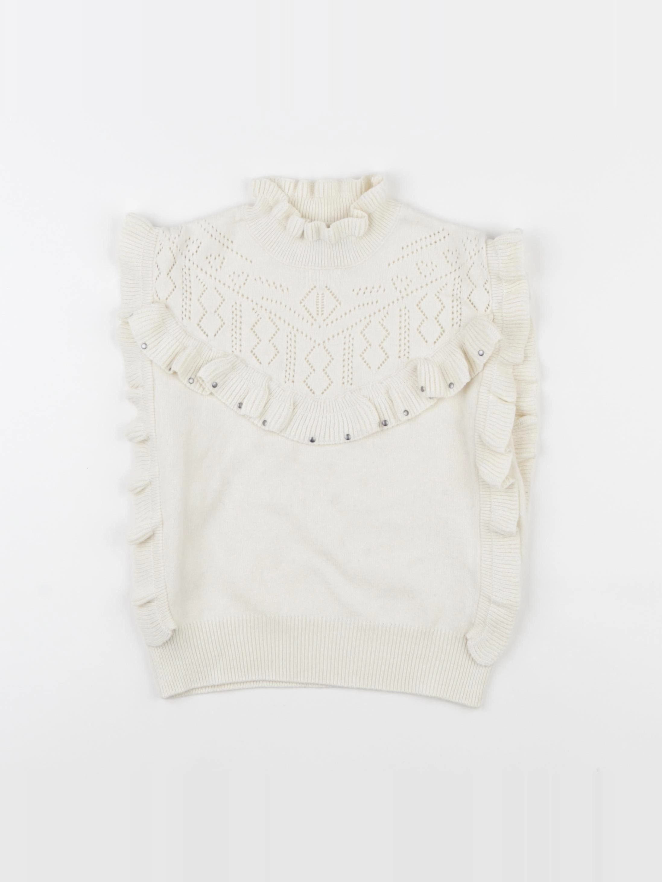 IKKS - pull beige - 8 ans