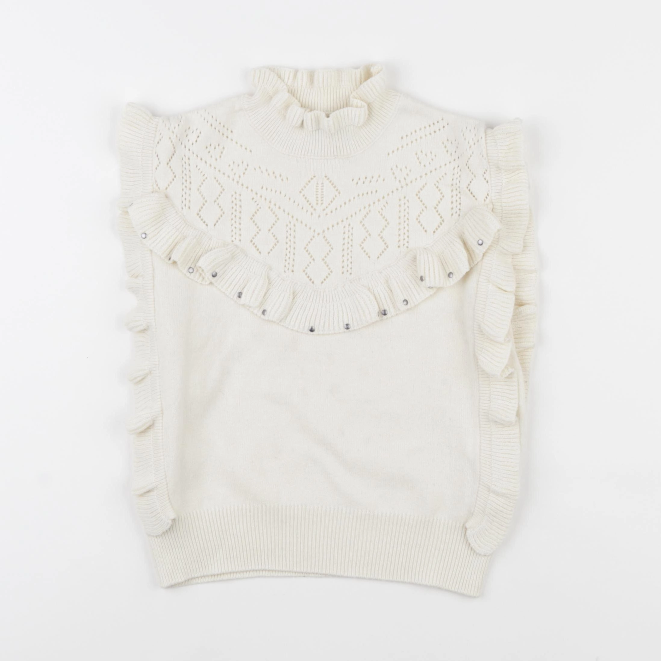 IKKS - pull beige - 8 ans