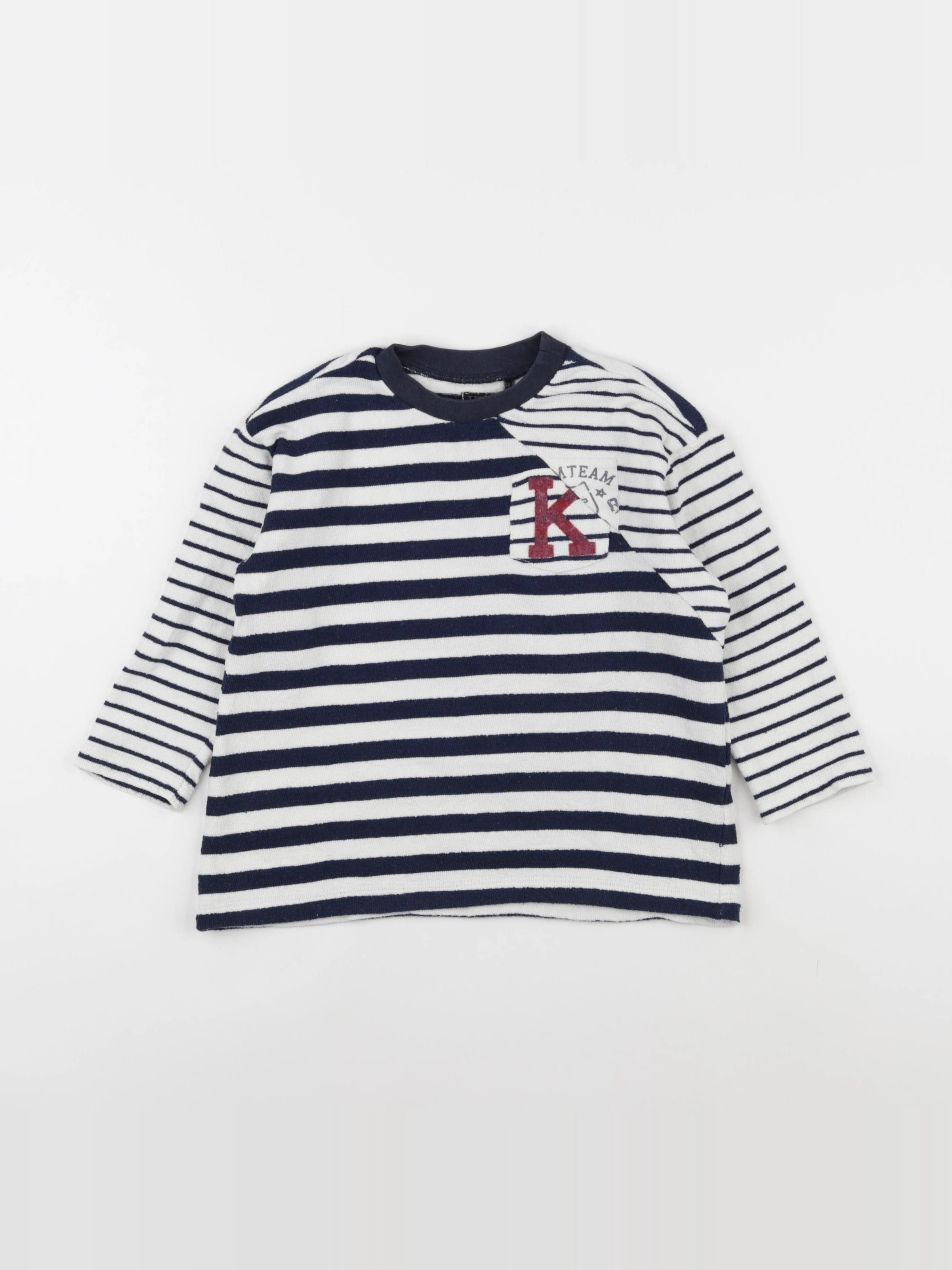 IKKS - pull bleu - 3 ans