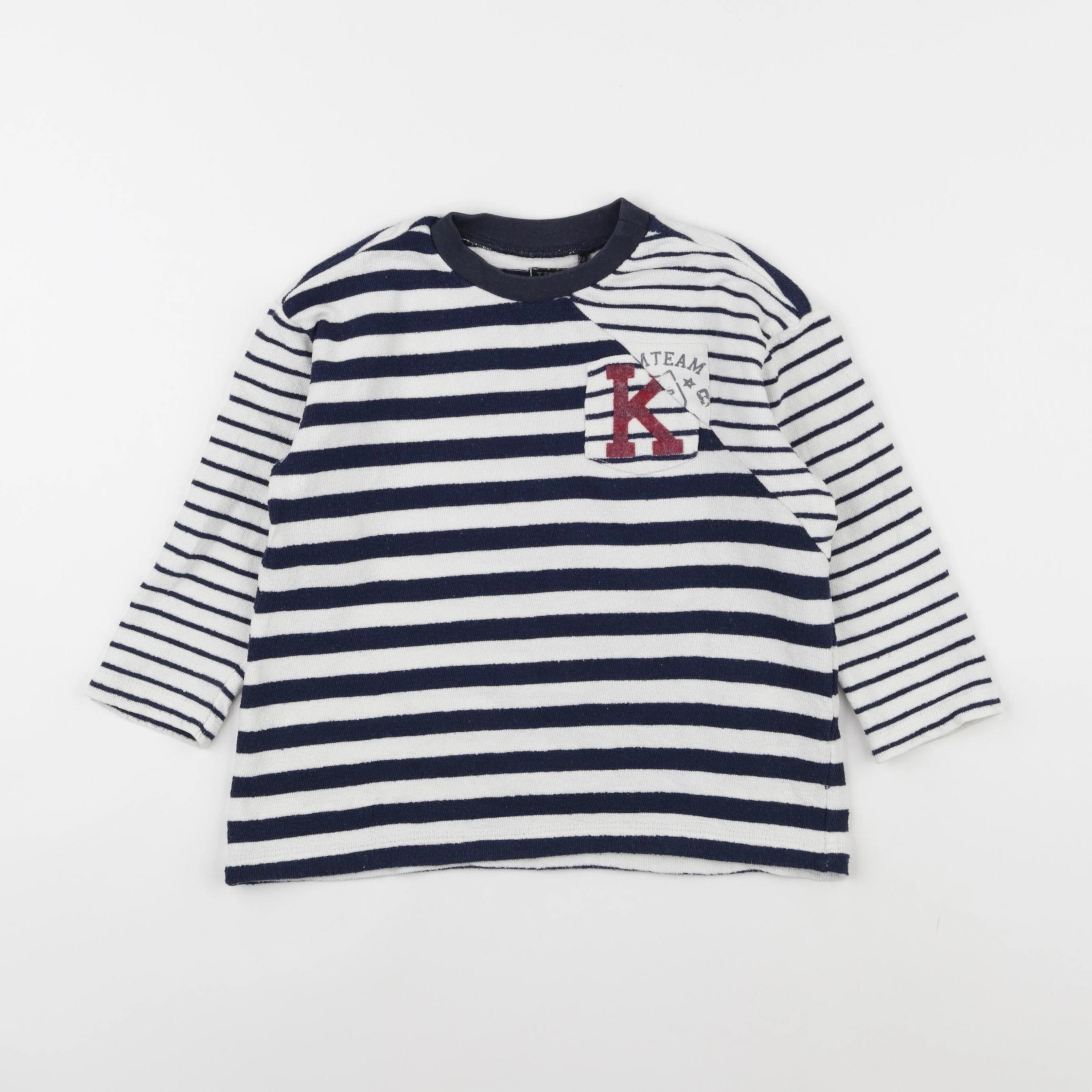 IKKS - pull bleu - 3 ans