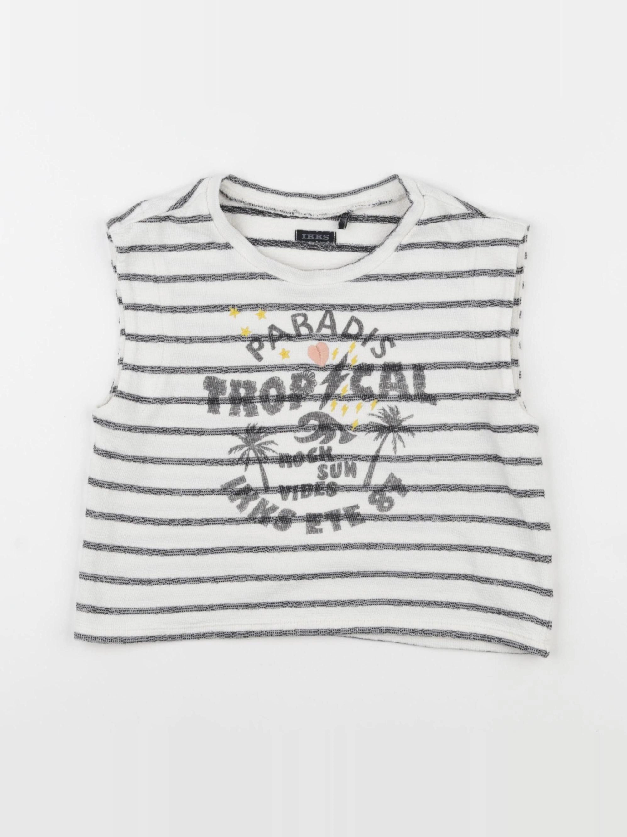 IKKS - débardeur gris - 3 ans