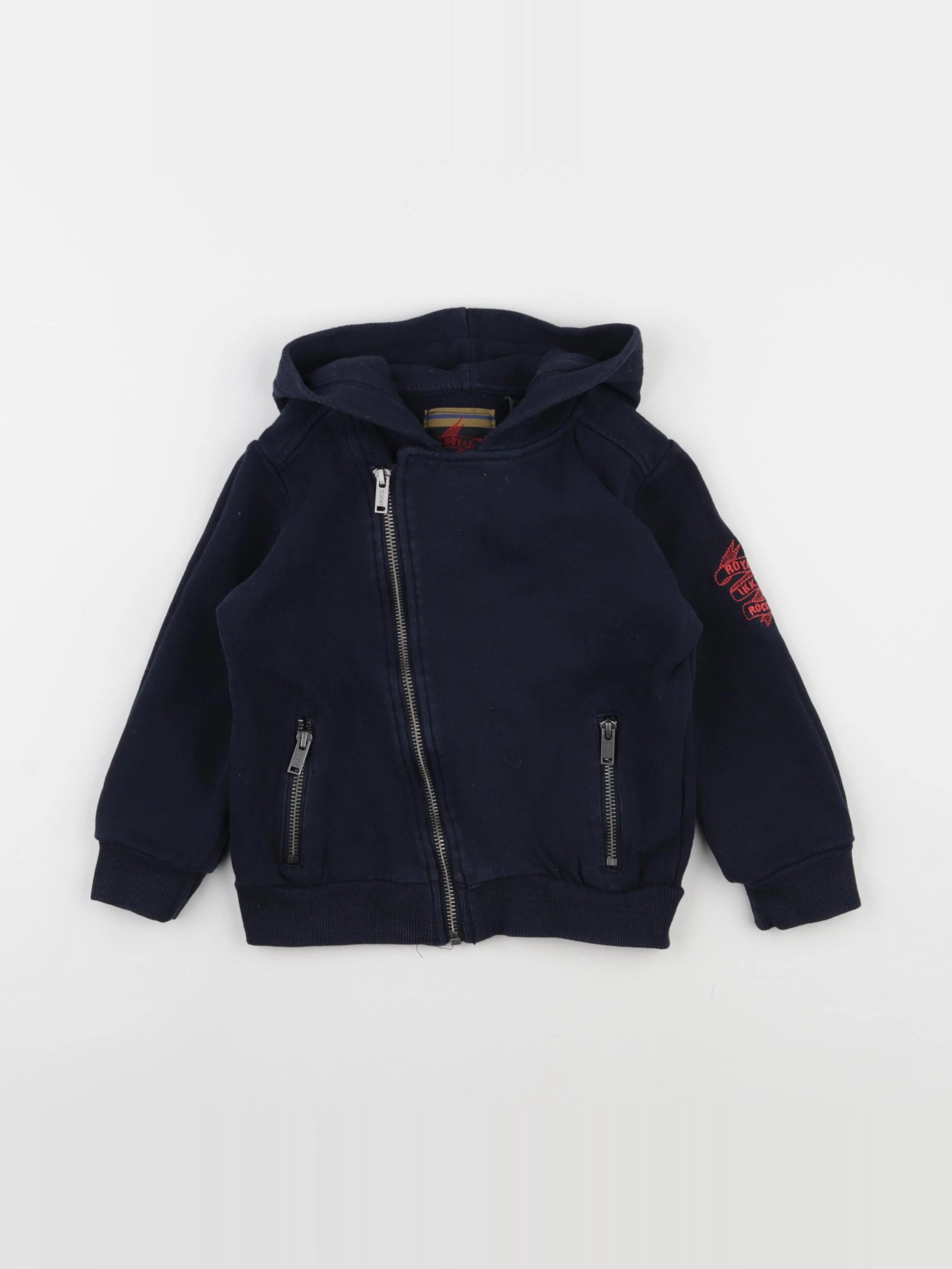 IKKS - sweat bleu - 3 ans
