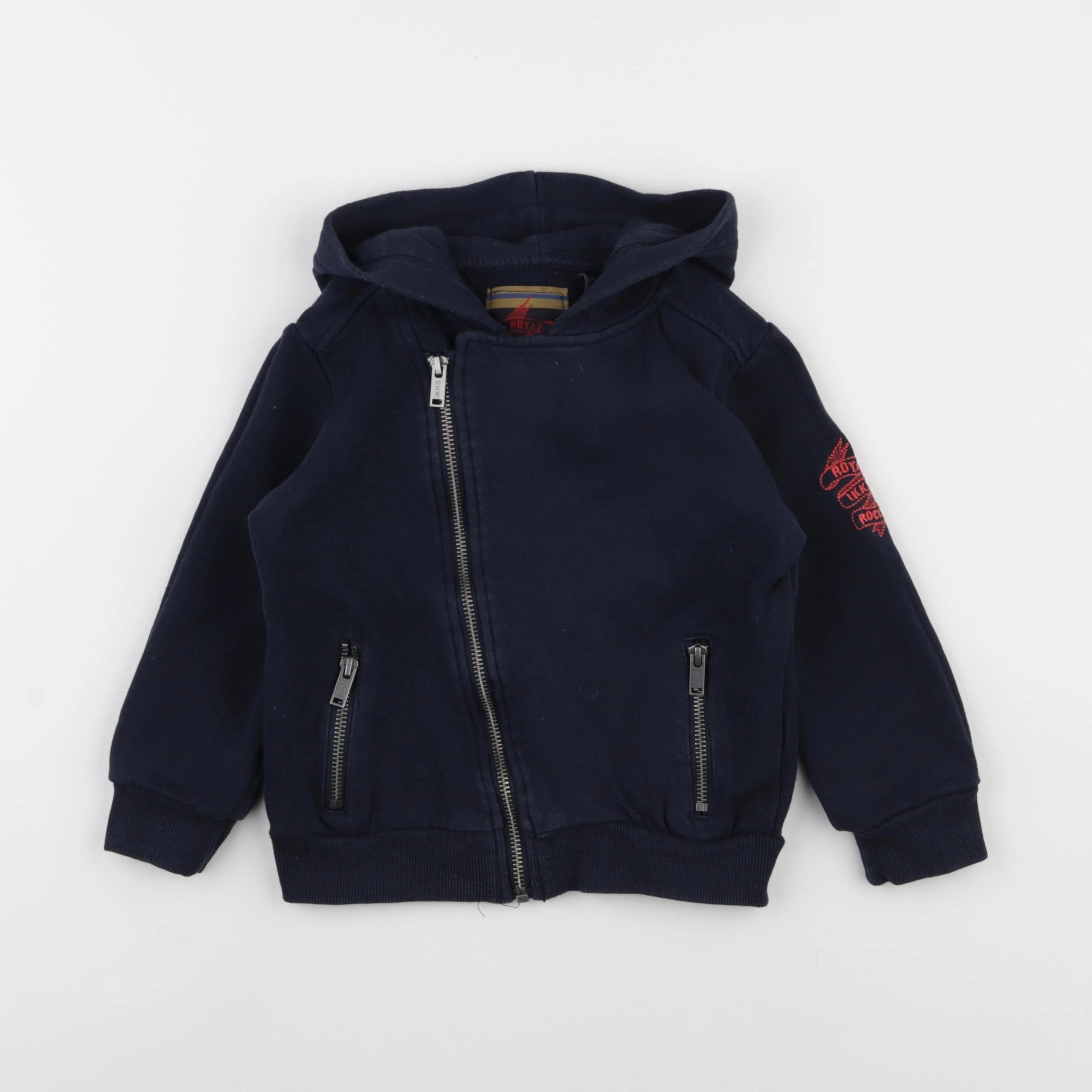 IKKS - sweat bleu - 3 ans