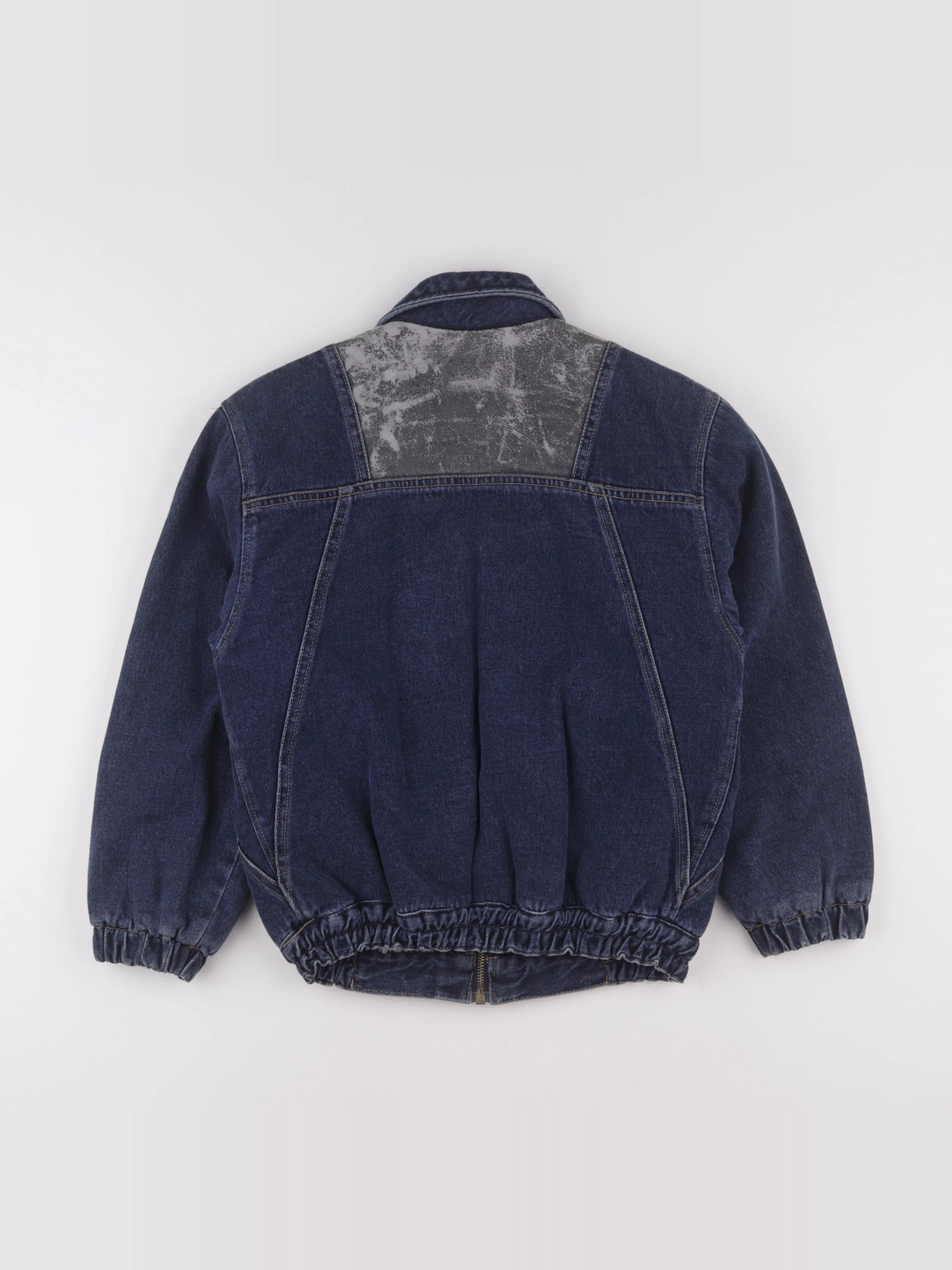 Vintage - veste doublé bleu - 8 ans
