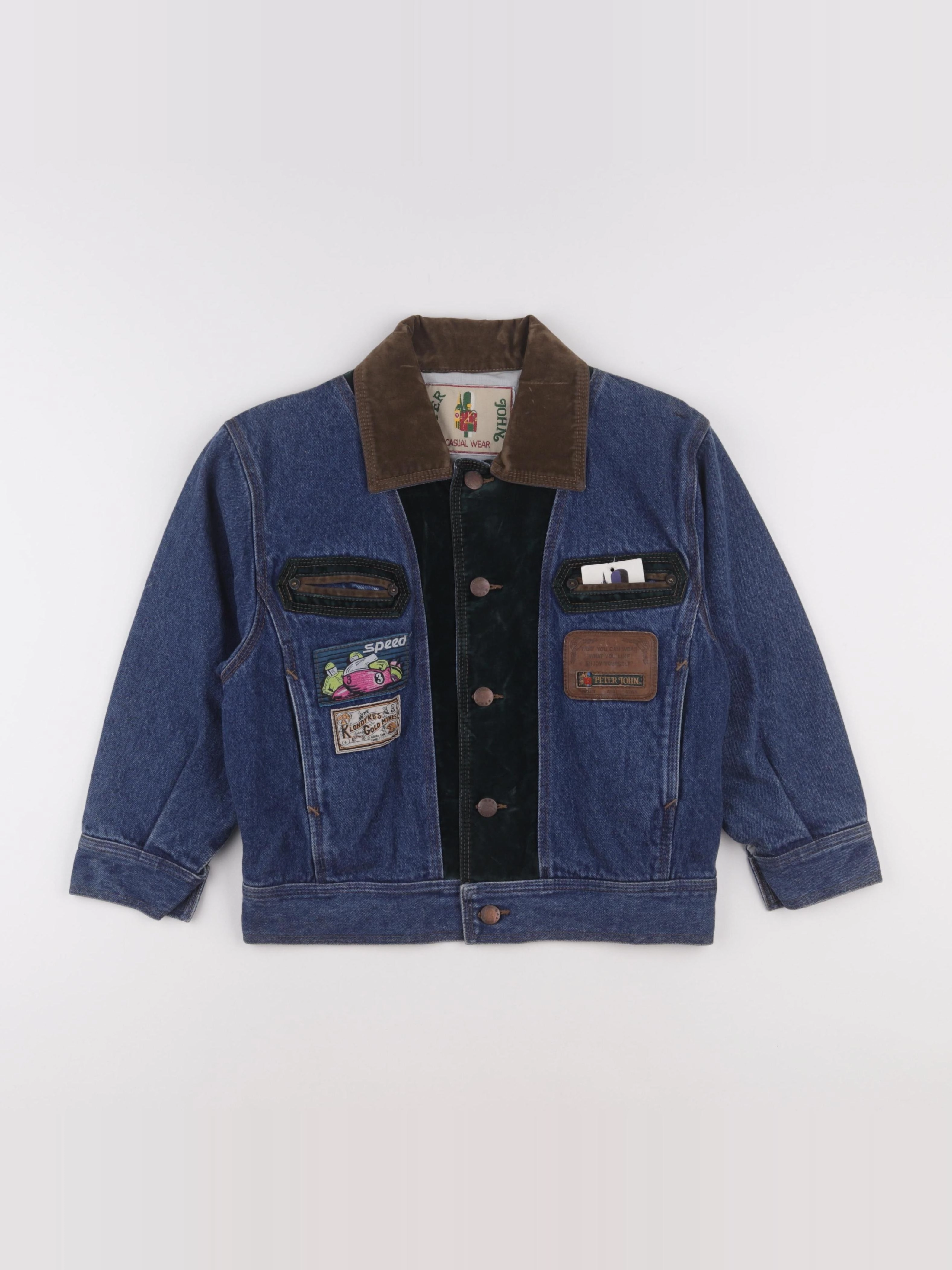 Vintage - veste bleu - 8 ans