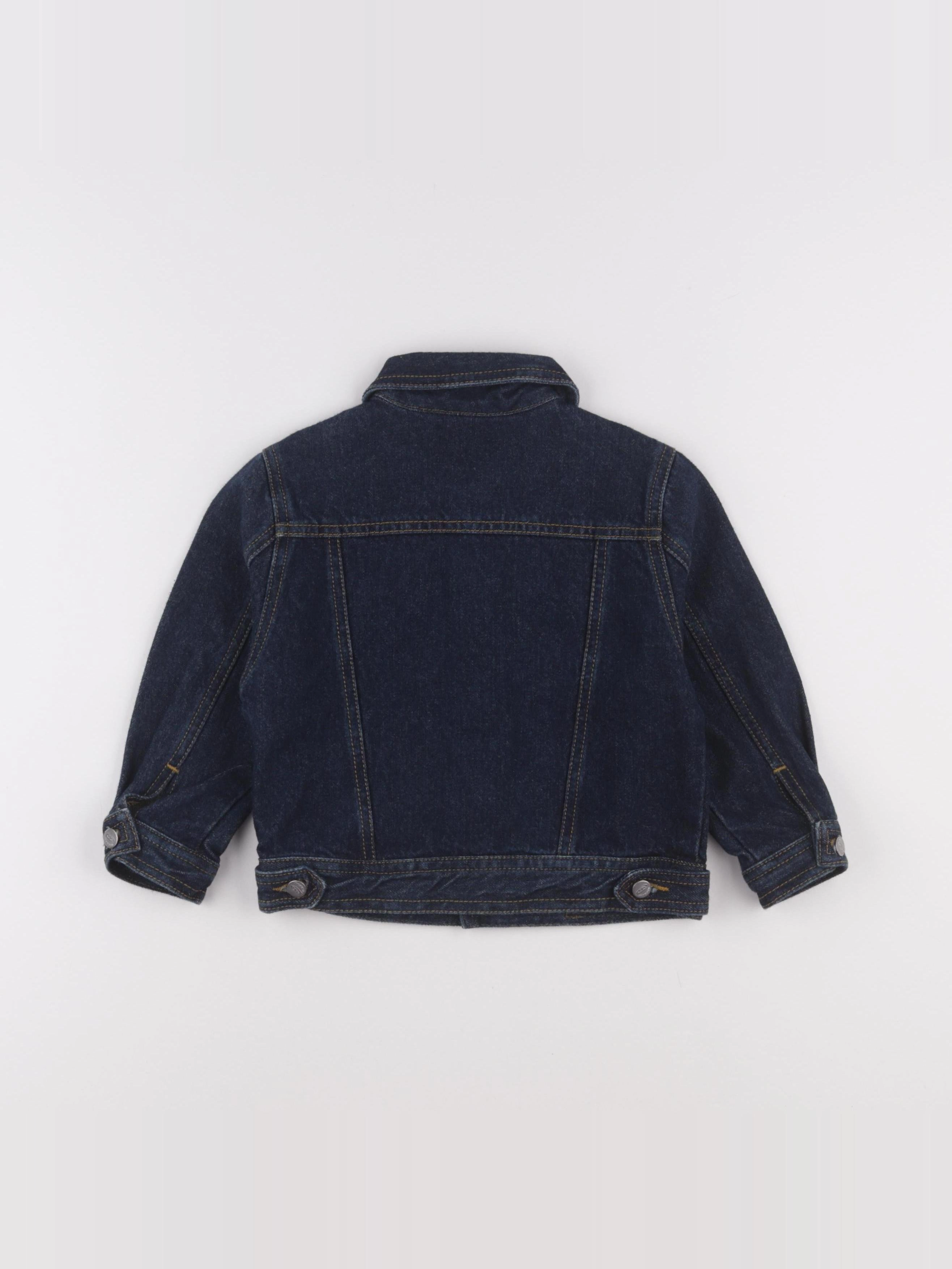 Vintage - veste bleu - 2 ans