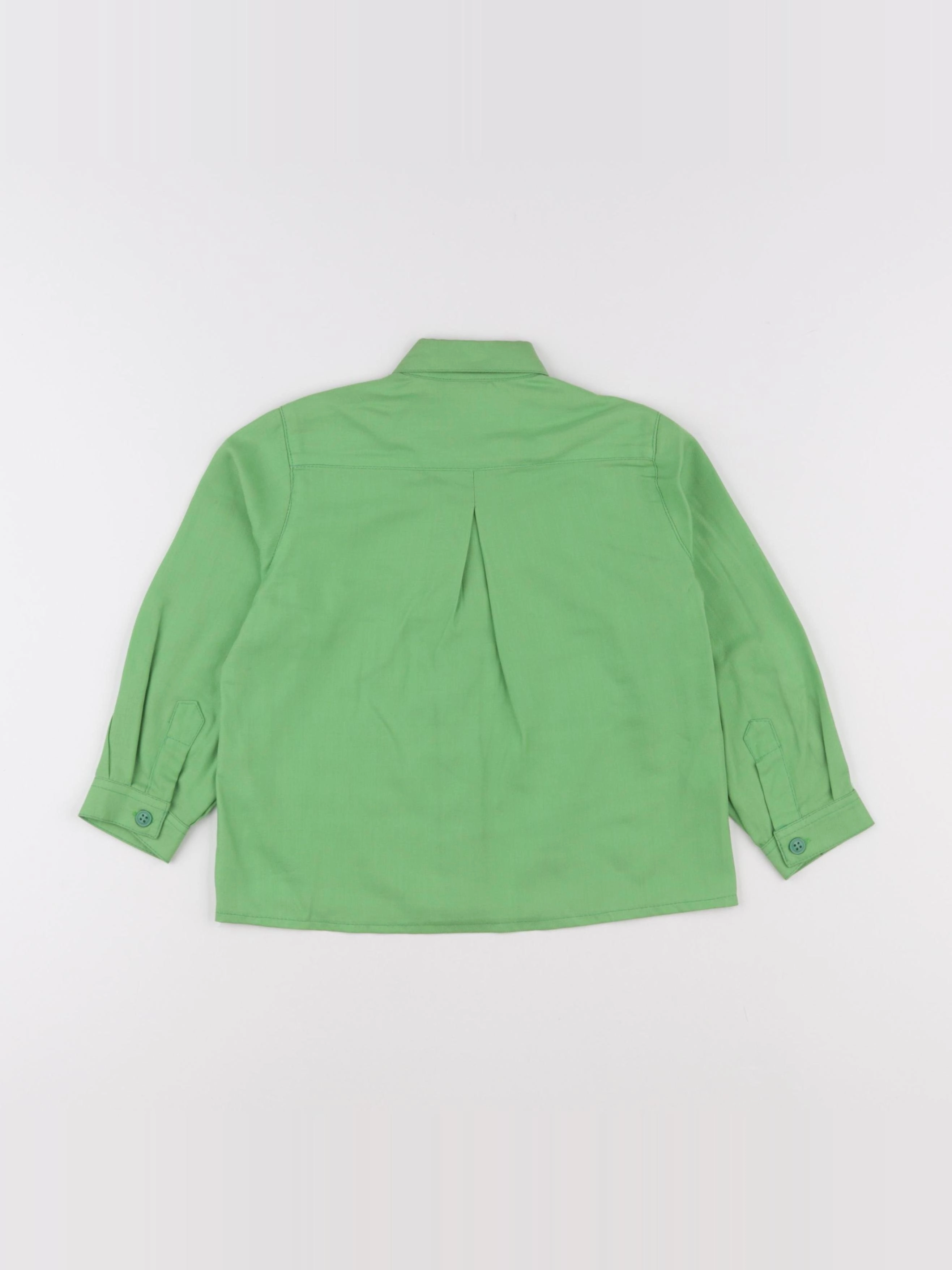 Vintage - chemise vert - 3 ans