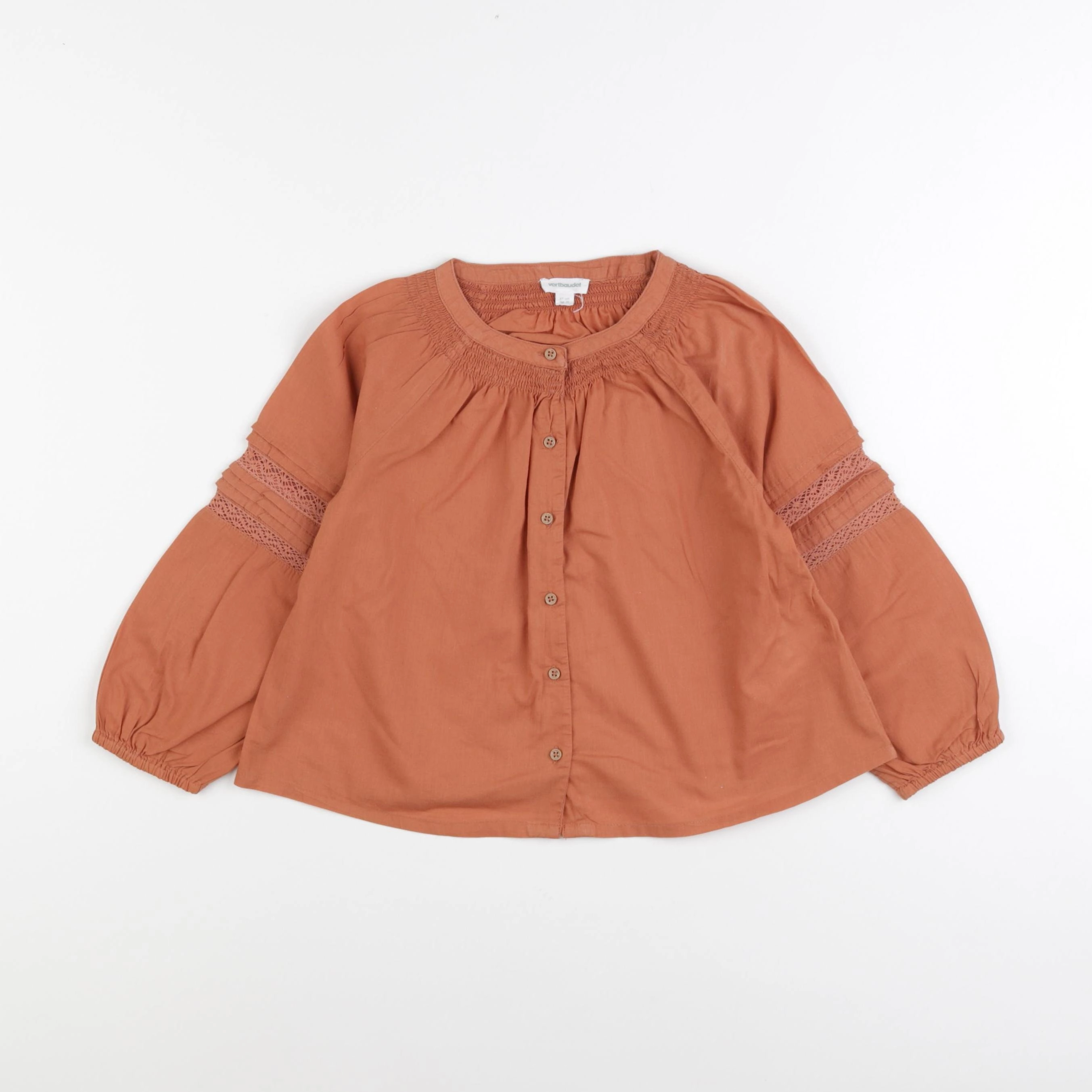 Vertbaudet - blouse orange - 36 mois