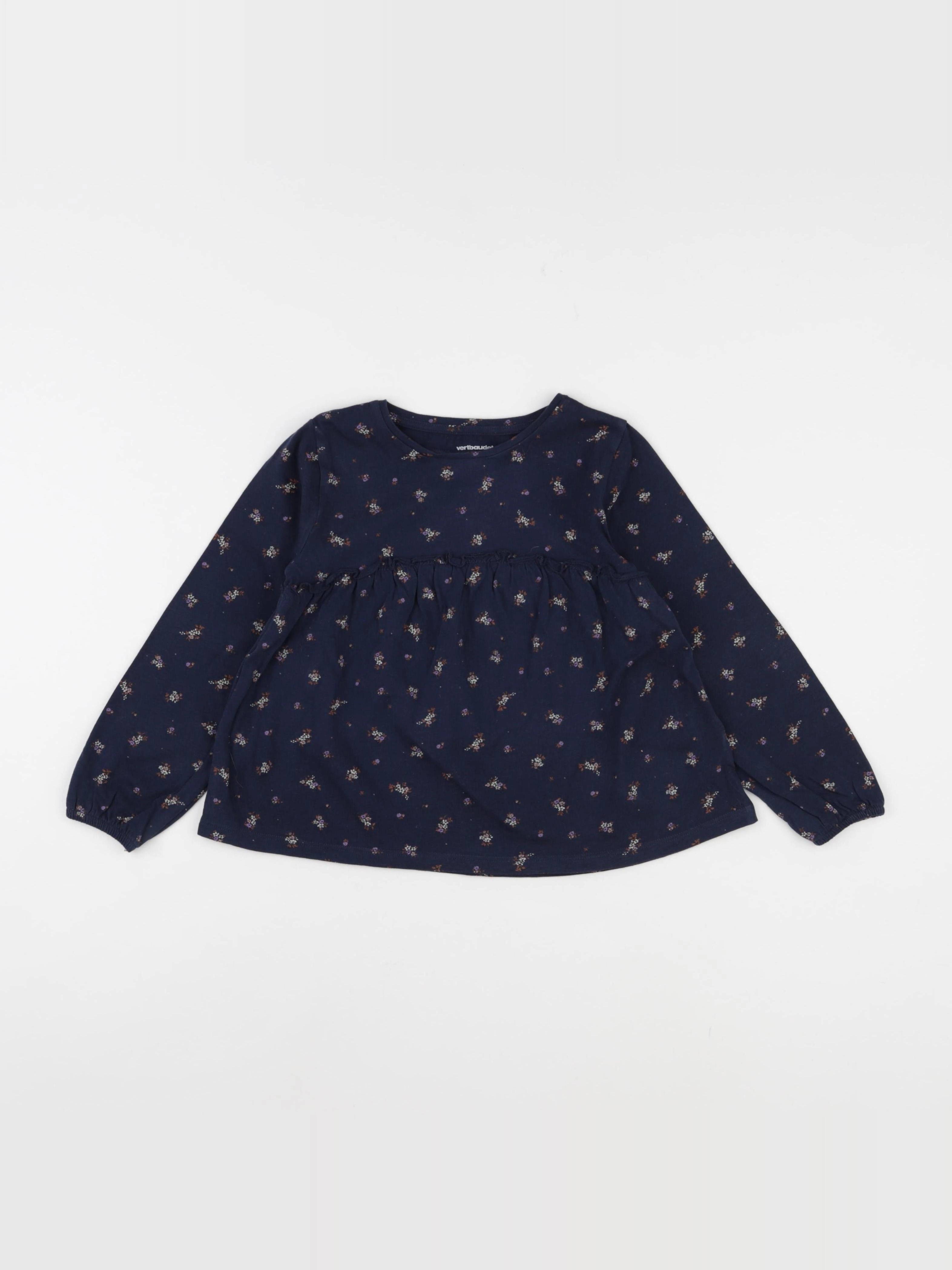 Vertbaudet - tee-shirt bleu - 5 ans