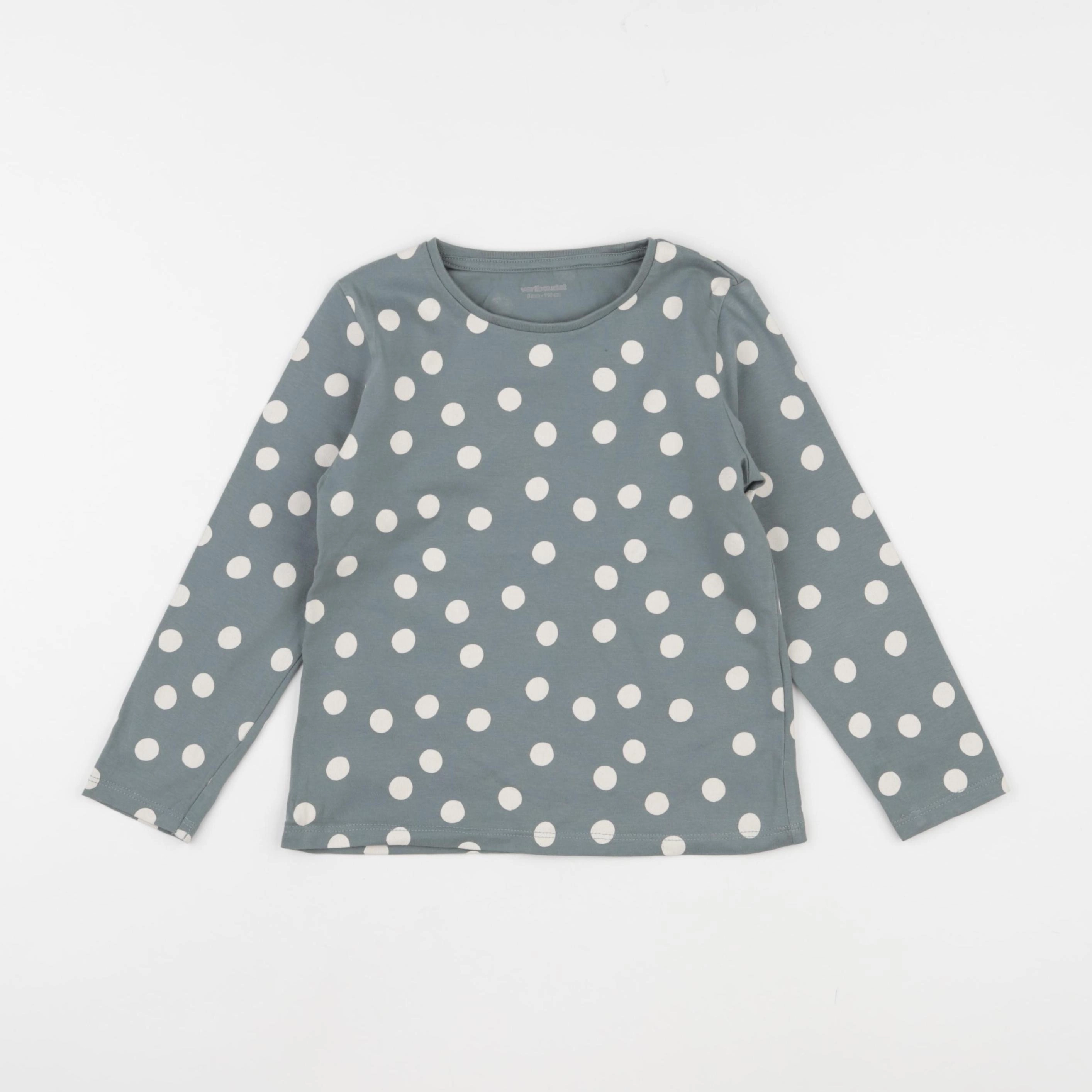 Vertbaudet - tee-shirt bleu, vert - 5 ans