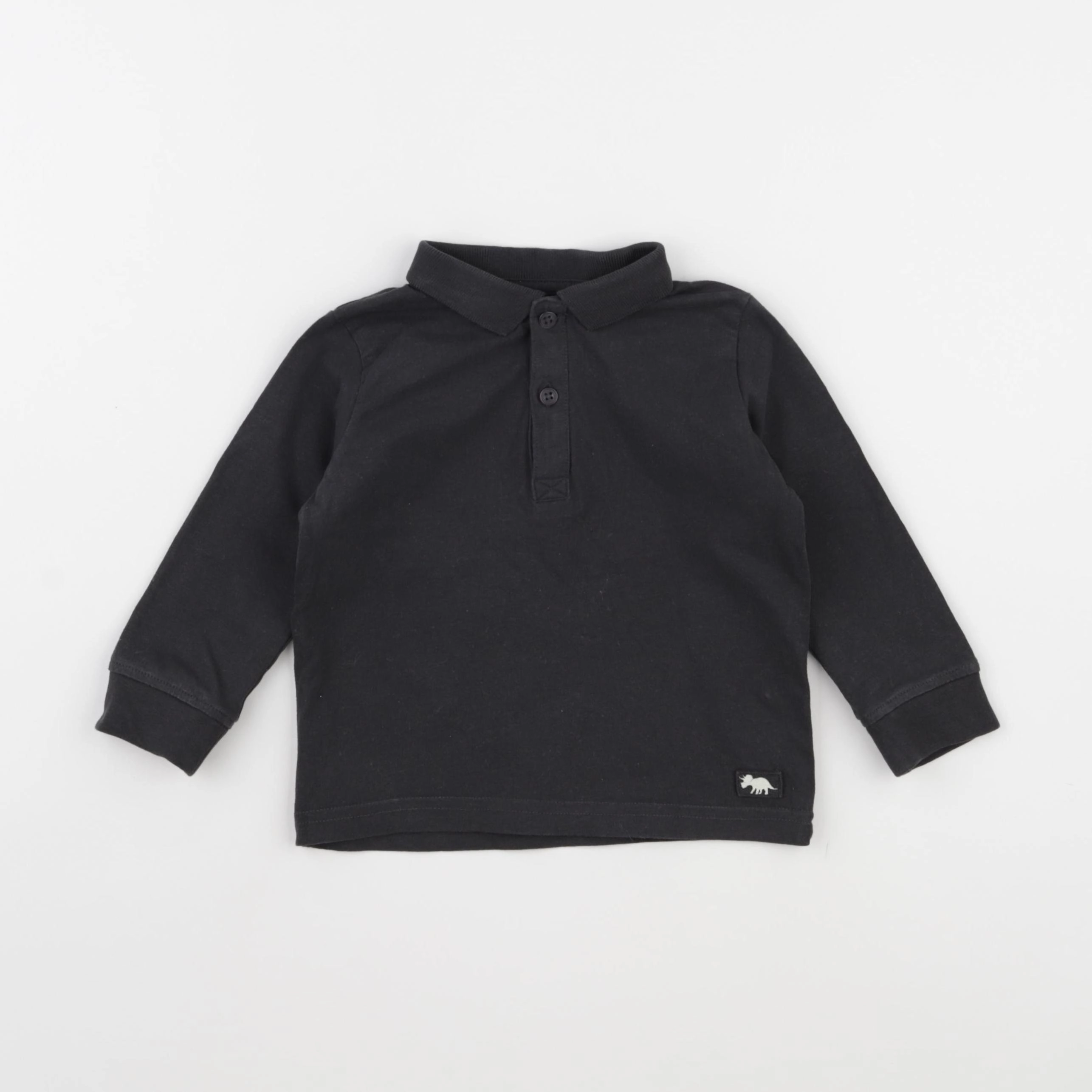 Vertbaudet - polo gris - 3 ans