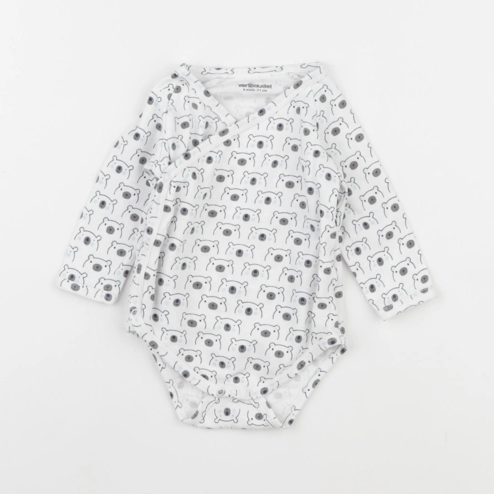 Vertbaudet - body blanc - 9 mois