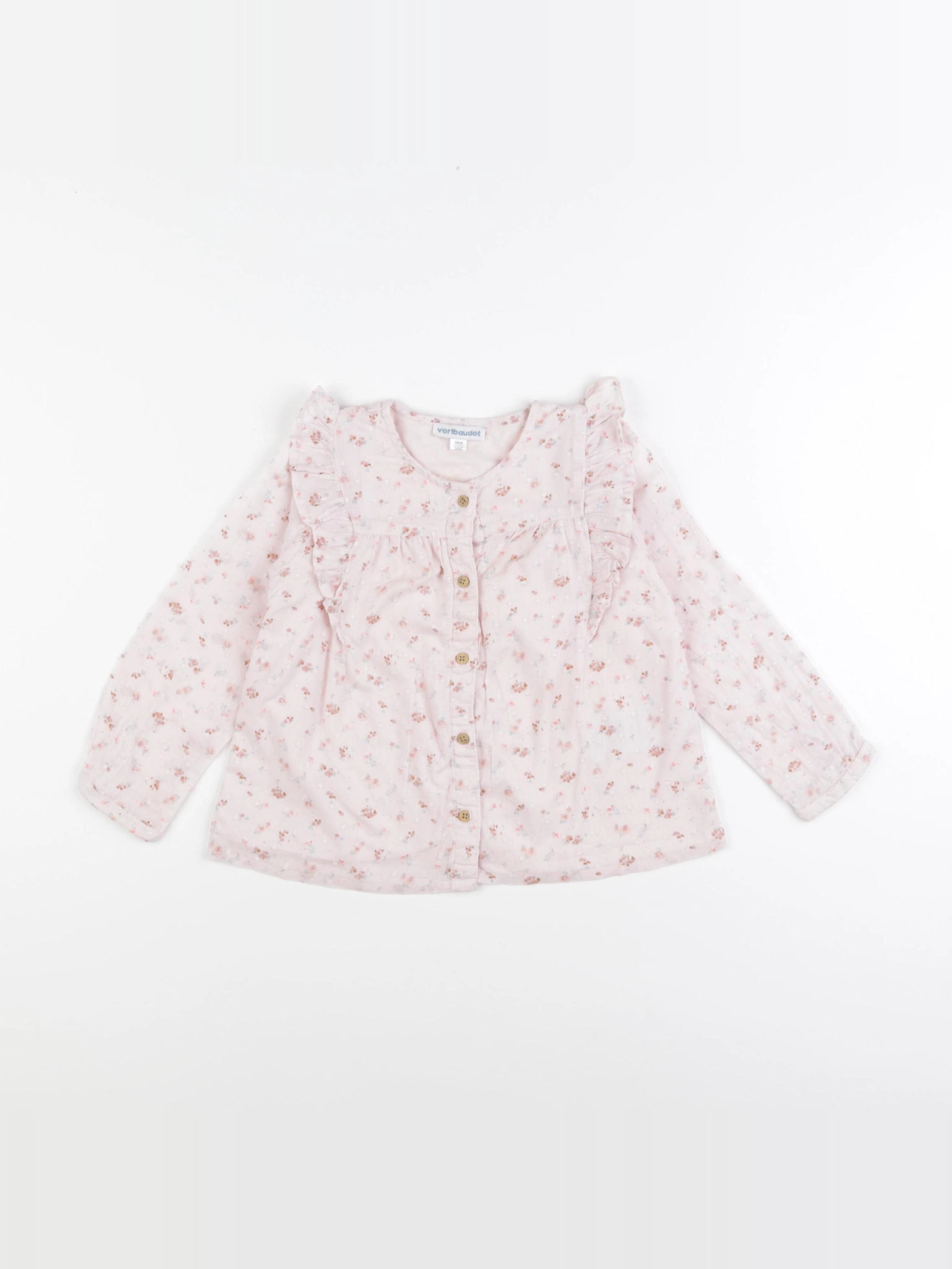 Vertbaudet - blouse rose - 3 ans