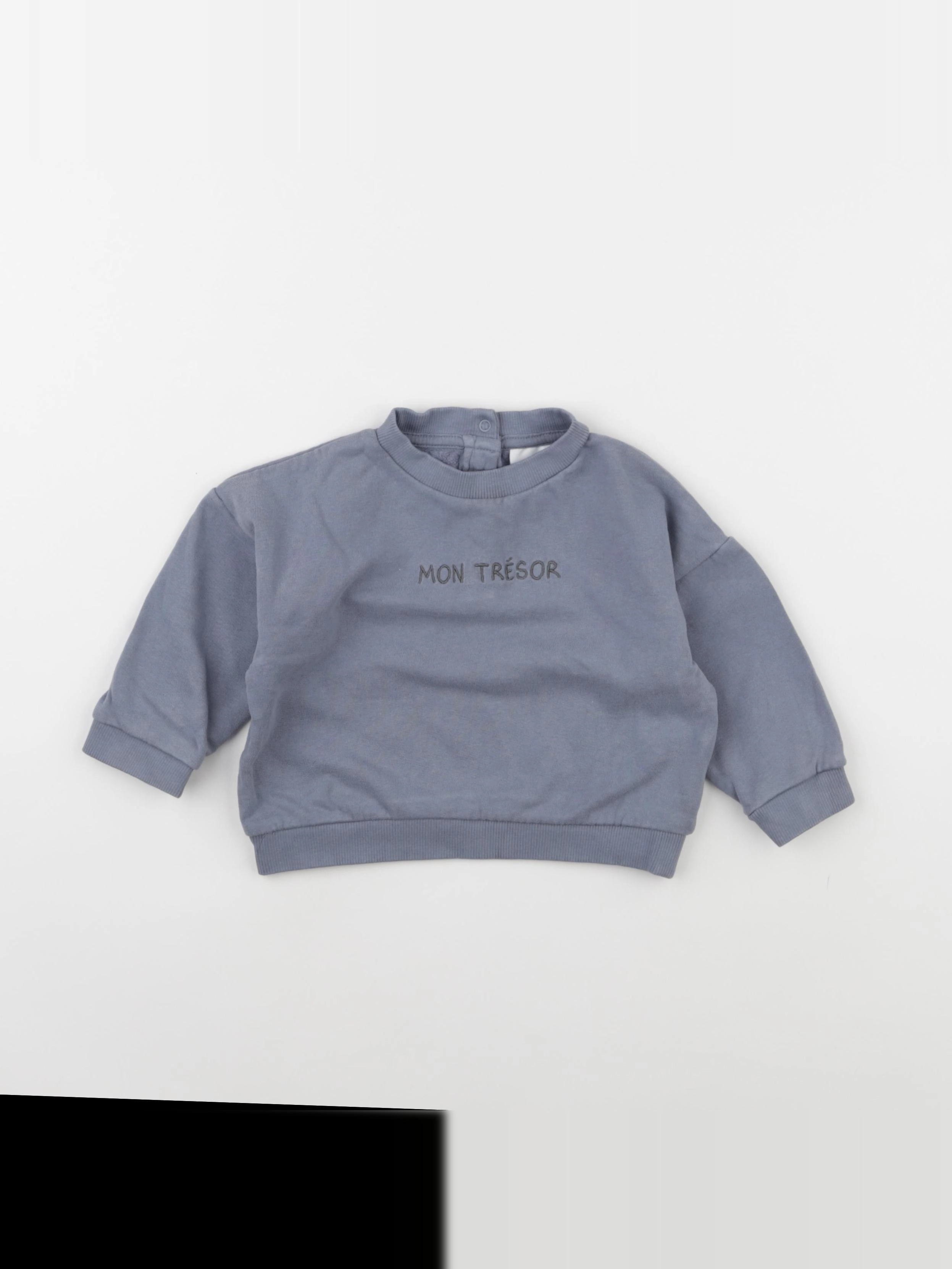 Vertbaudet - sweat bleu - 18 mois