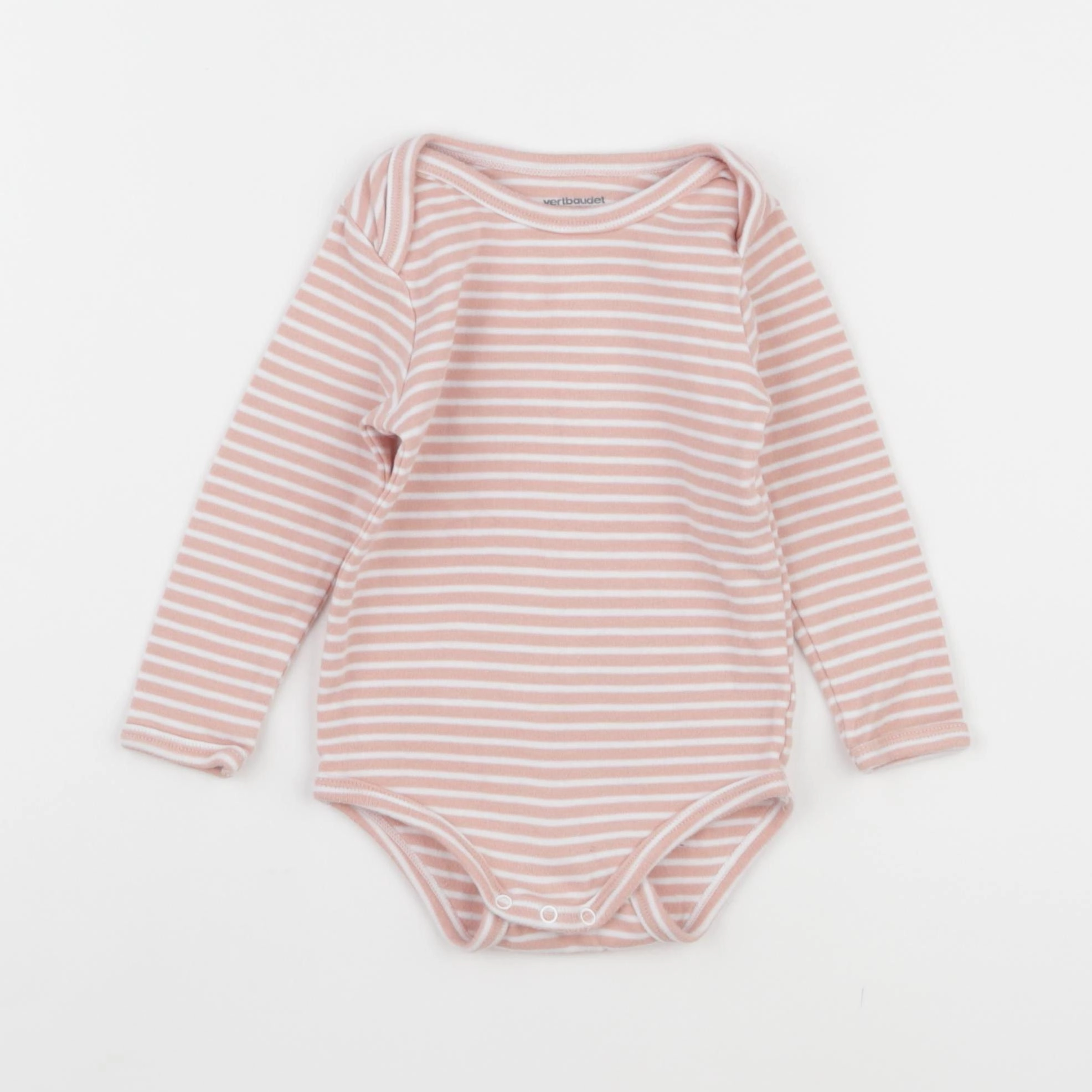 Vertbaudet - body rose - 18 mois
