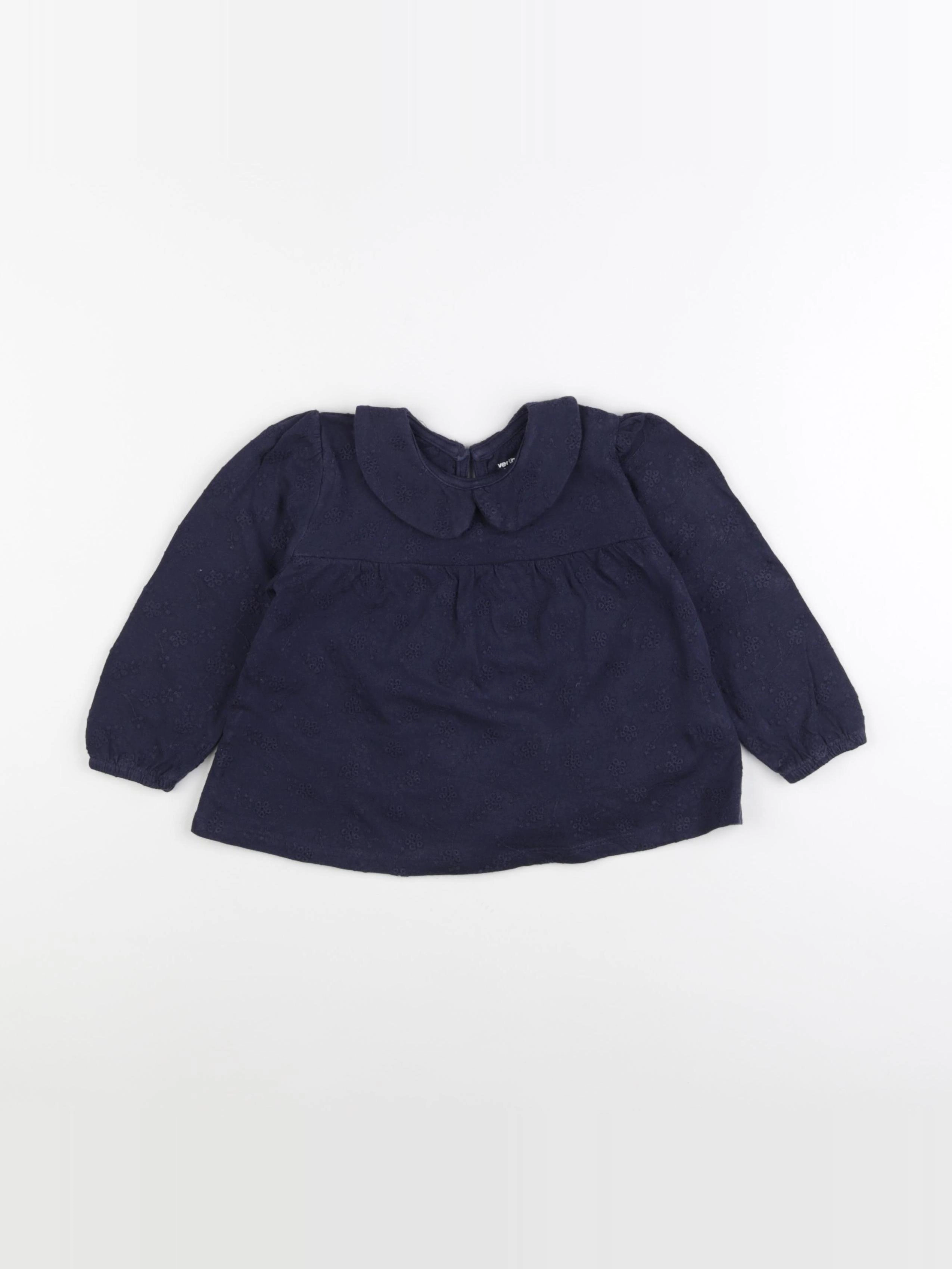 Vertbaudet - tee-shirt bleu - 4 ans