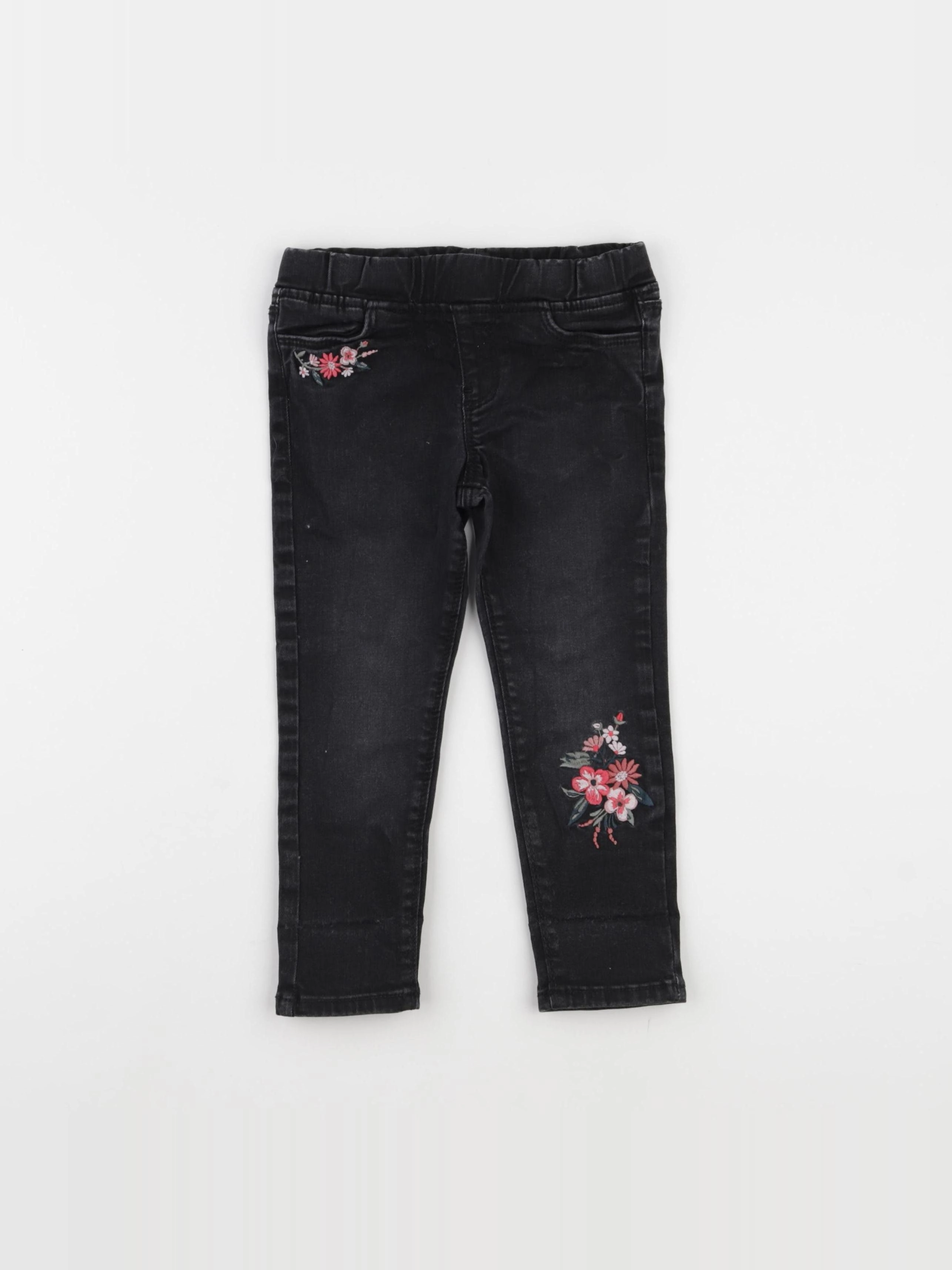 Vertbaudet - jegging noir - 3 ans
